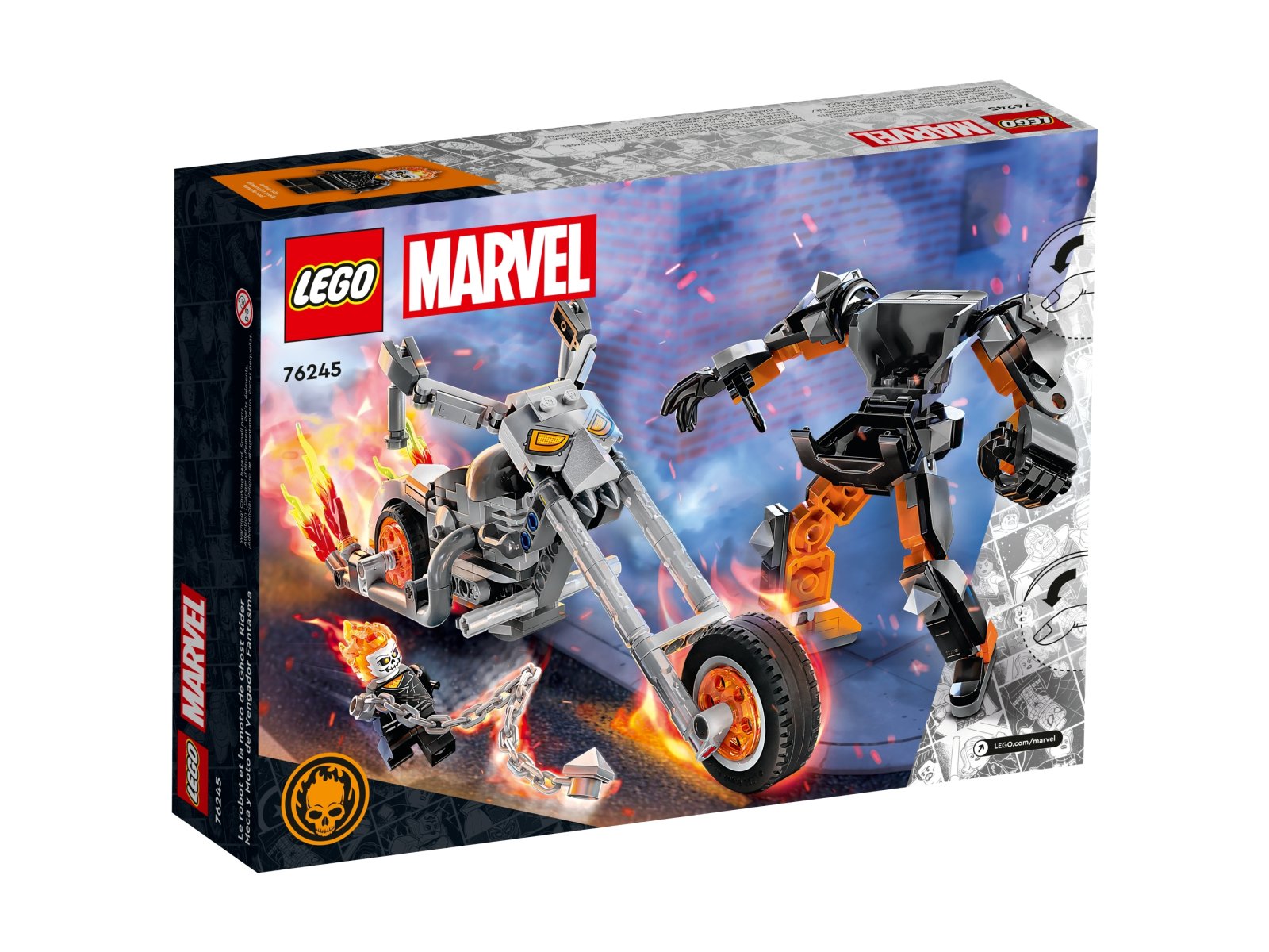 LEGO 76245 Upiorny Jeździec — mech i motor