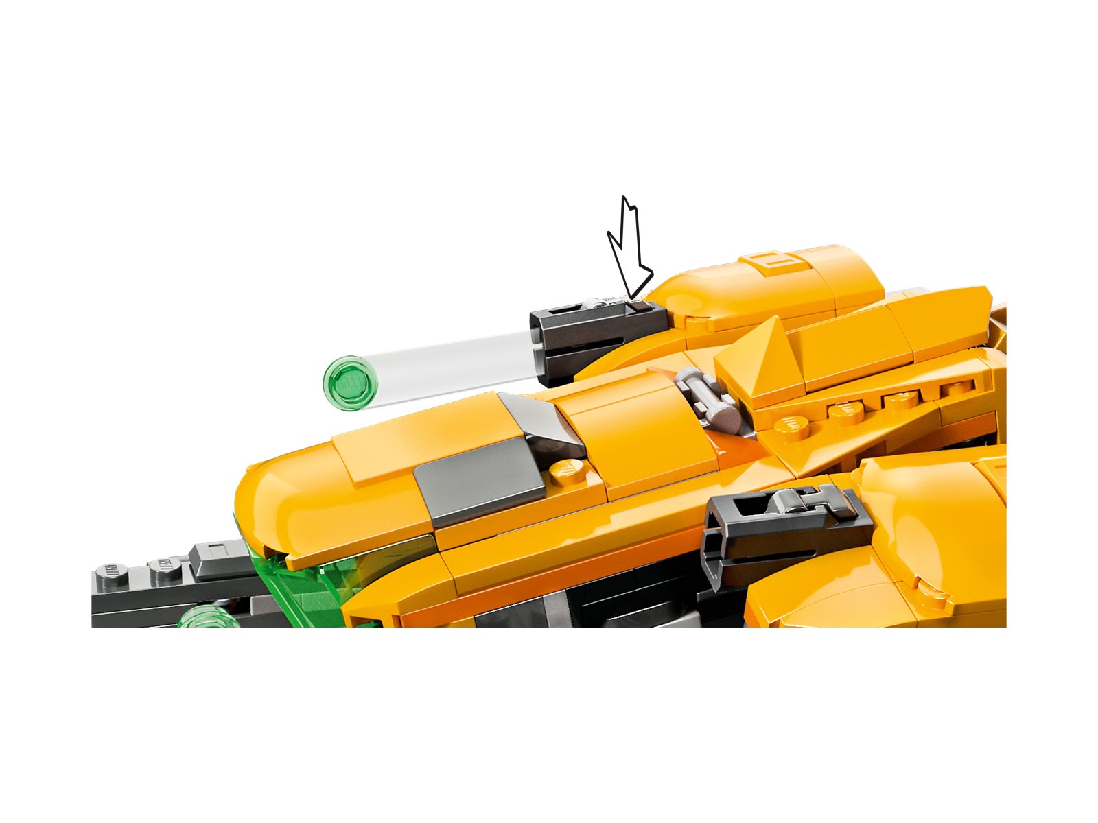 LEGO Marvel Statek kosmiczny małego Rocketa 76254