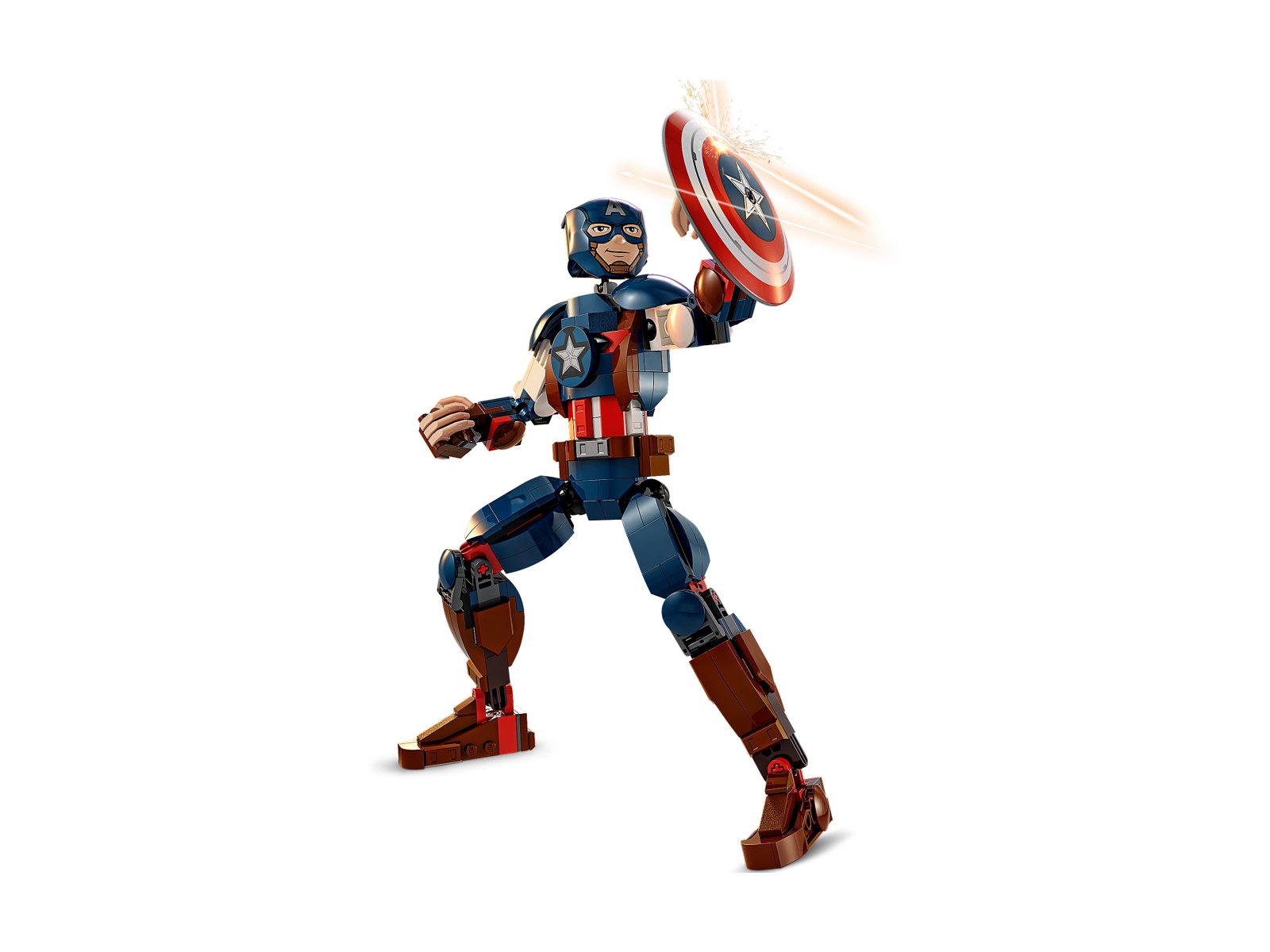 LEGO Marvel Figurka Kapitana Ameryki do zbudowania 76258