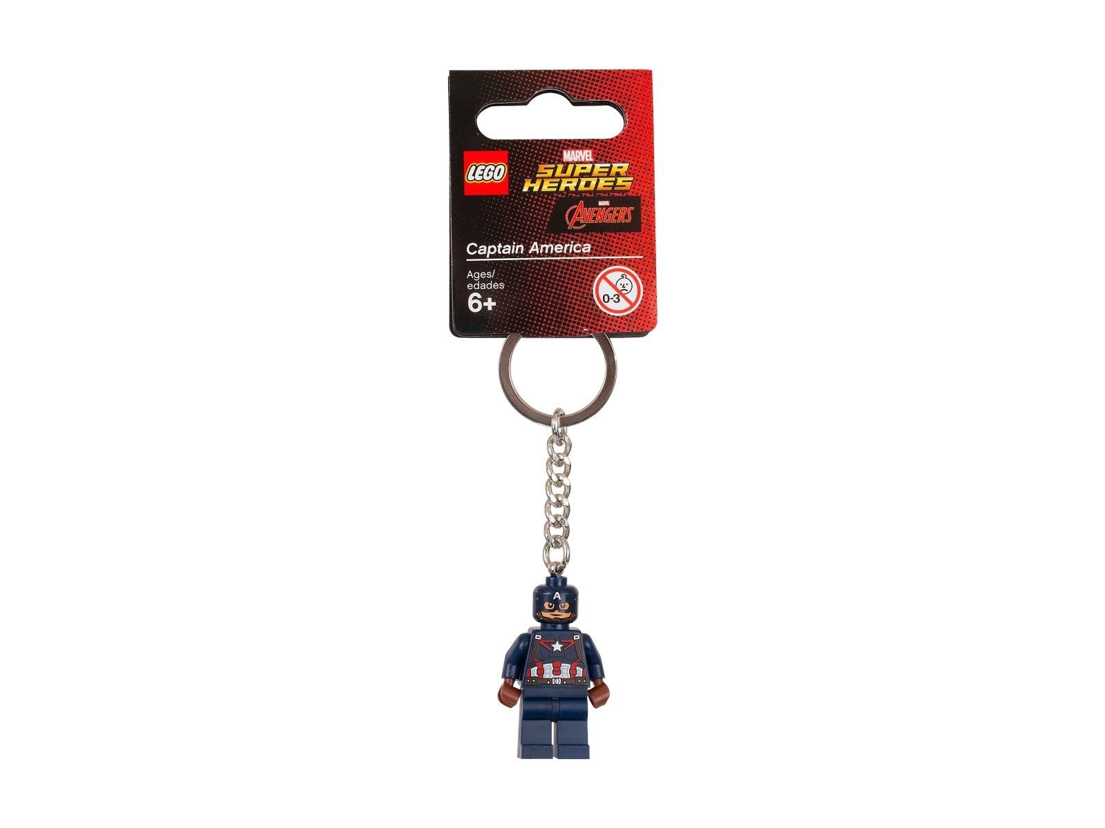 LEGO 853593 Marvel Super Heroes Breloczek do kluczy z Kapitanem Ameryką