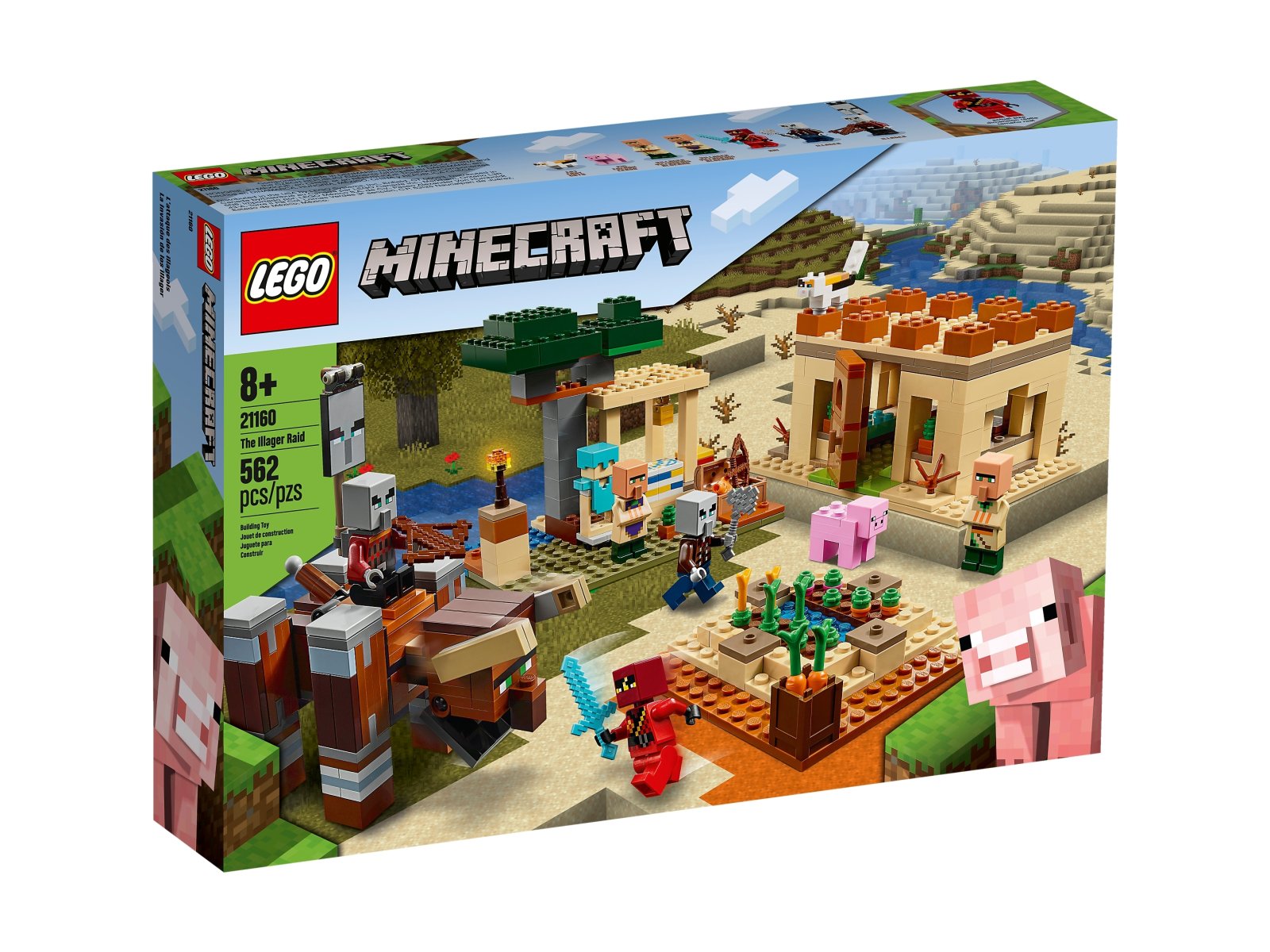 LEGO 21160 Minecraft Najazd złosadników