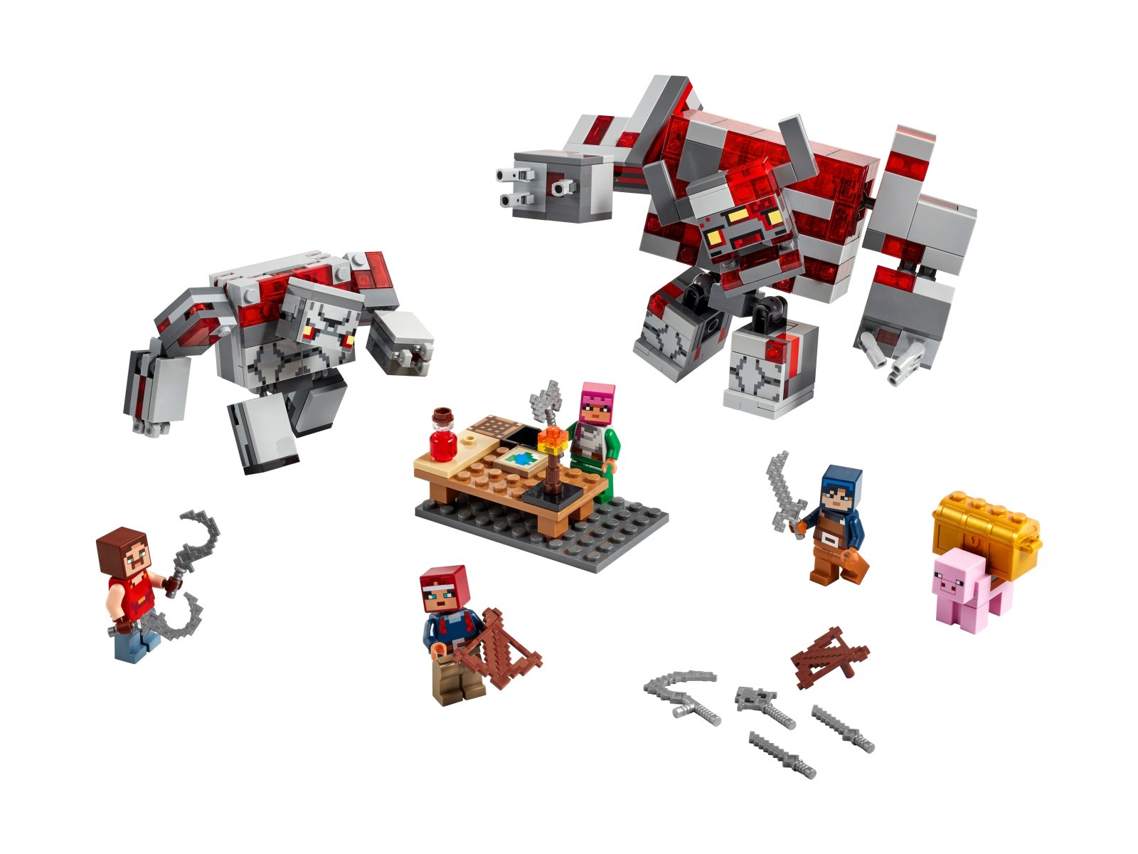 LEGO Minecraft 21163 Bitwa o czerwony kamień