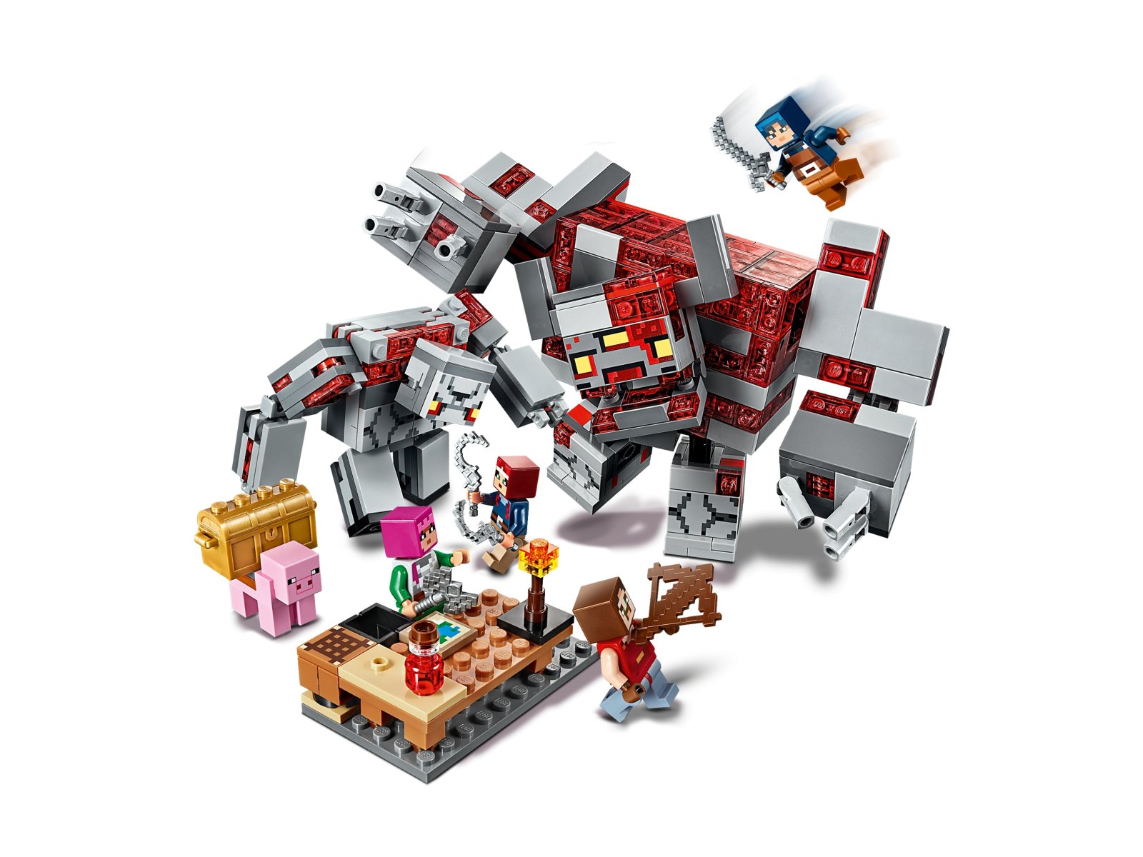 LEGO 21163 Minecraft Bitwa o czerwony kamień