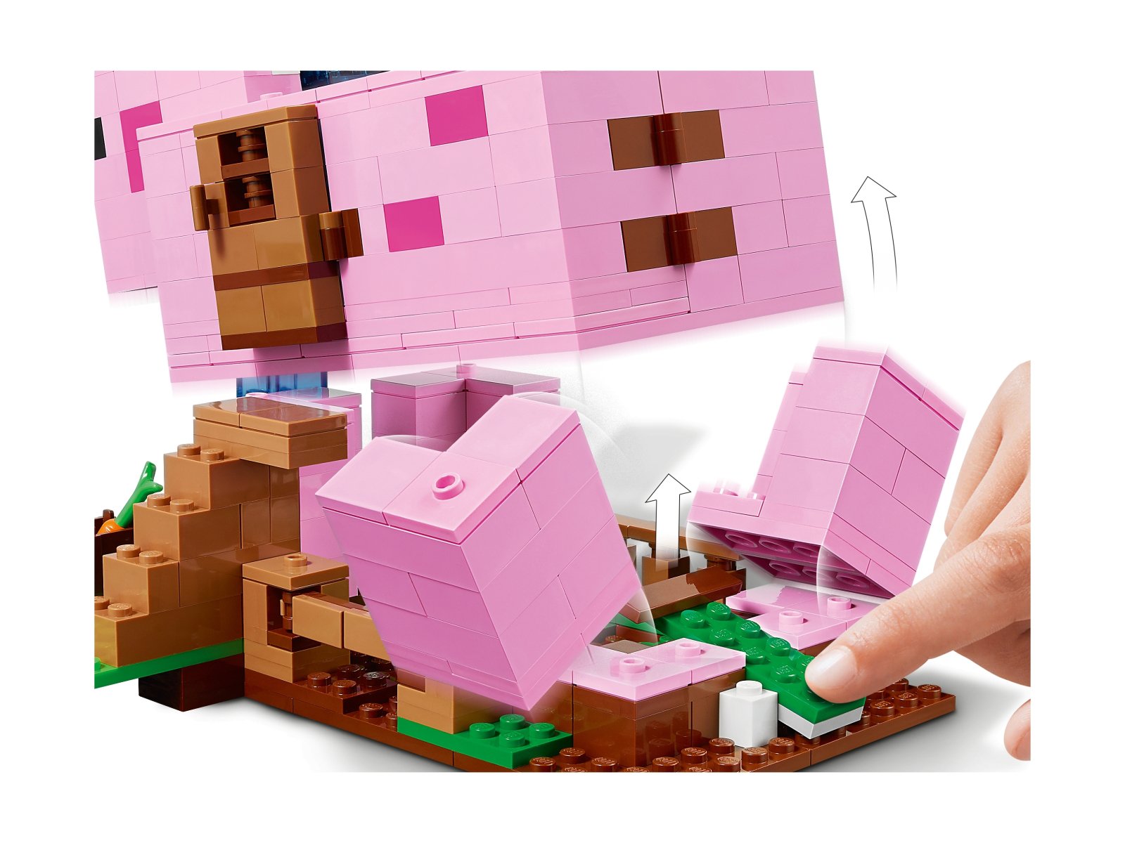 LEGO 21170 Minecraft Dom w kształcie świni