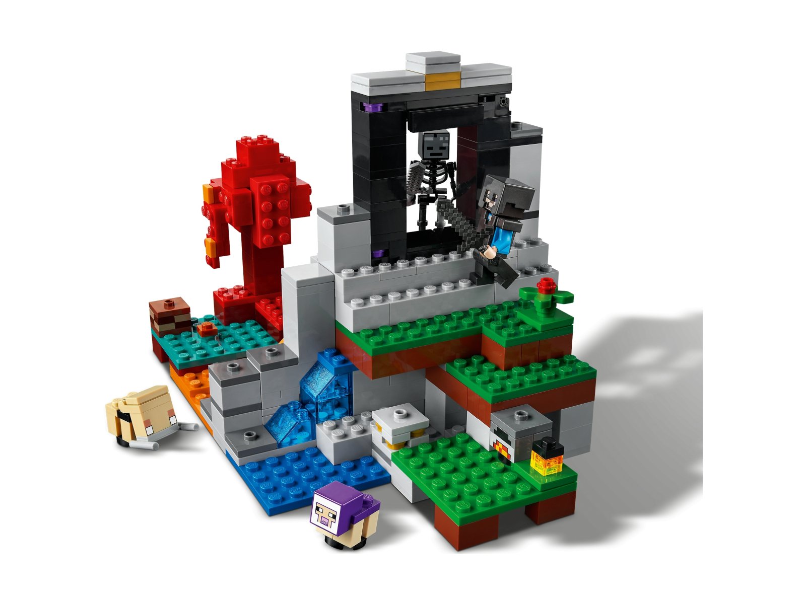 LEGO Minecraft Zniszczony portal 21172