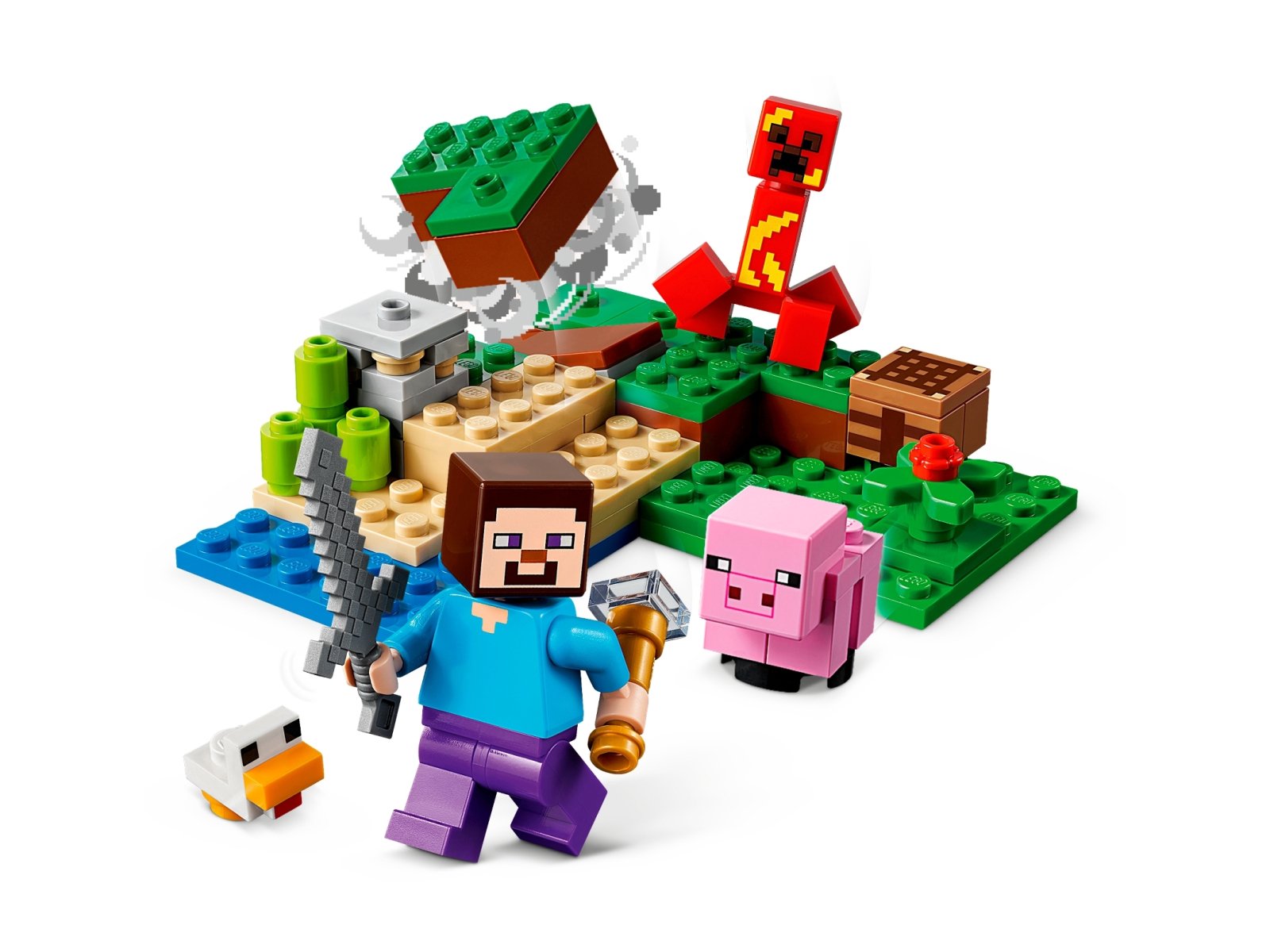 LEGO Minecraft 21177 Zasadzka Creepera™