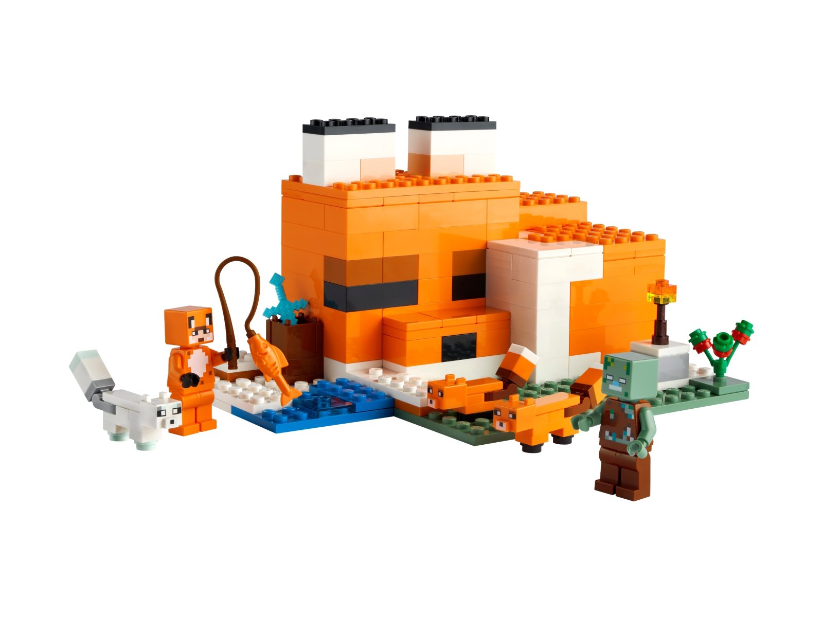 LEGO Minecraft 21178 Siedlisko lisów