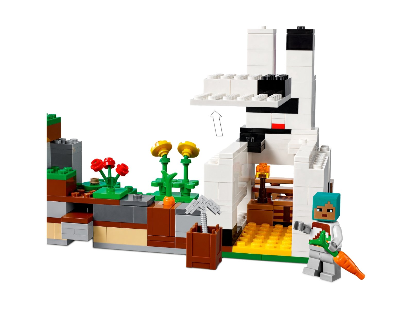 LEGO Minecraft Królicza farma 21181