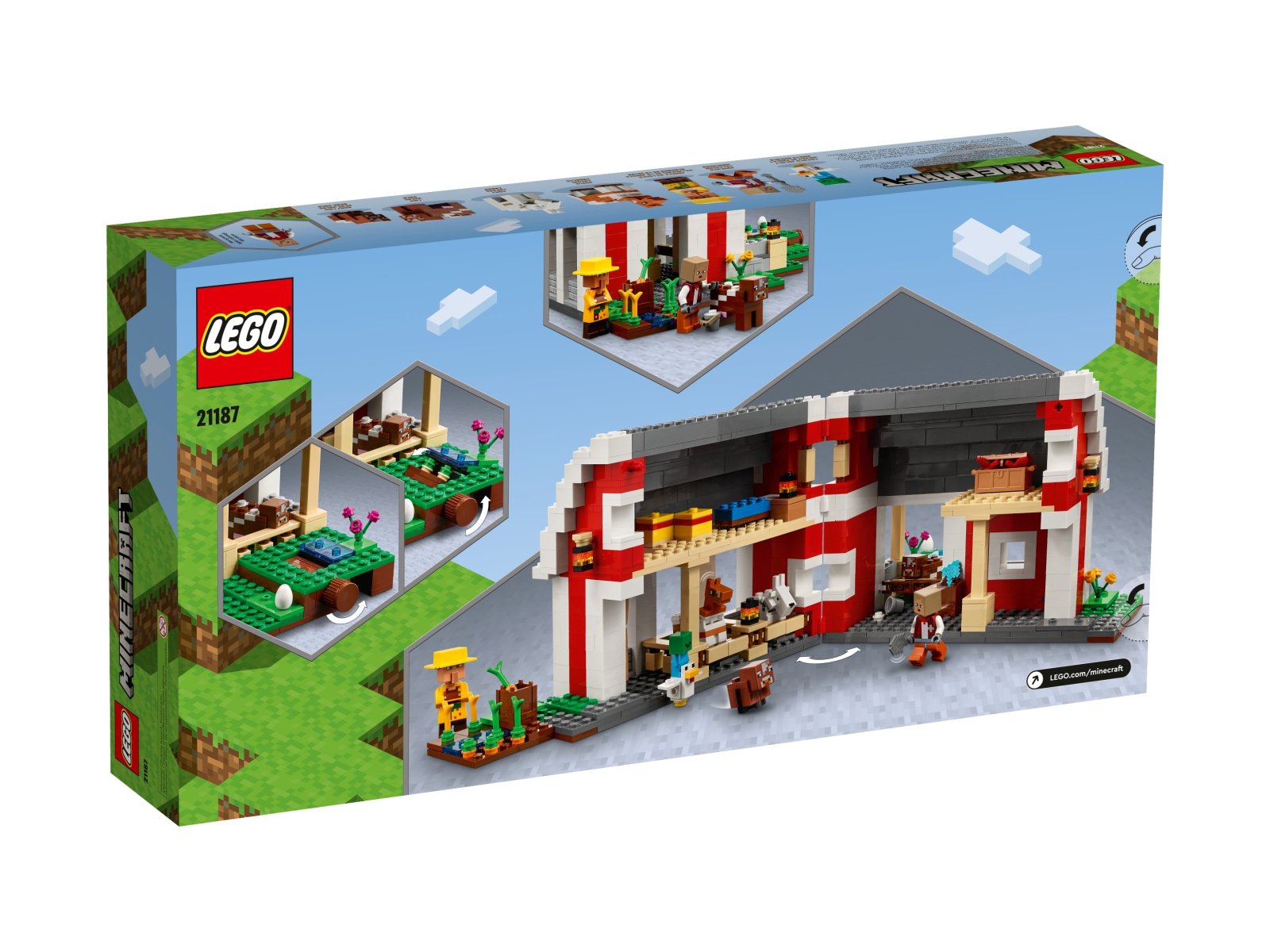 LEGO Minecraft Czerwona stodoła 21187