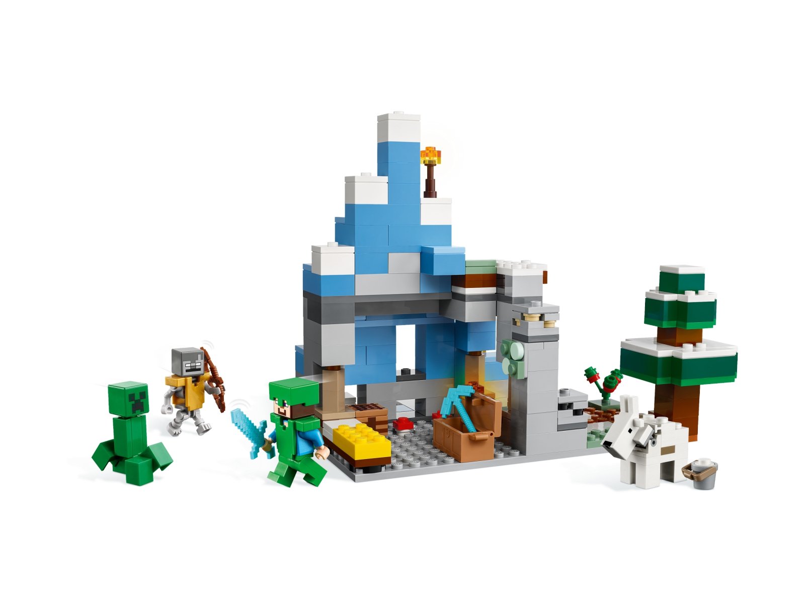 LEGO 21243 Ośnieżone szczyty