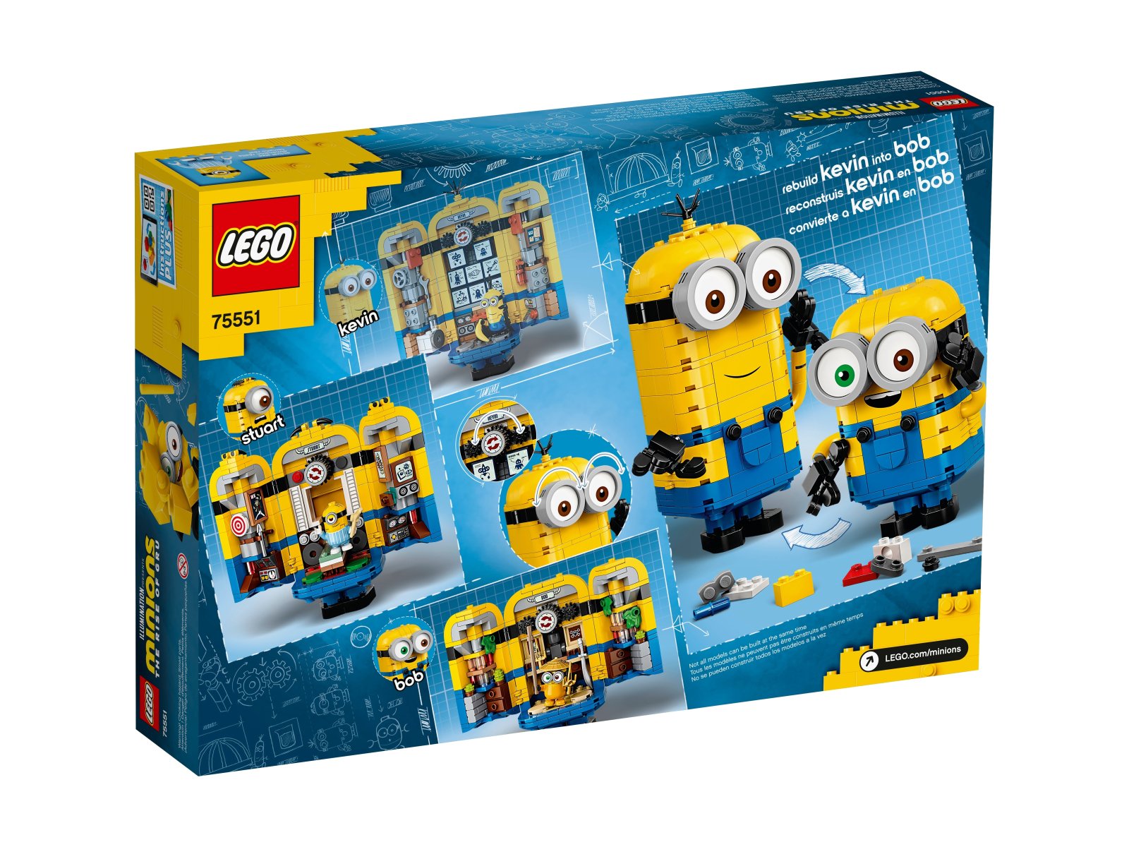 LEGO 75551 Minionki z klocków i ich gniazdo