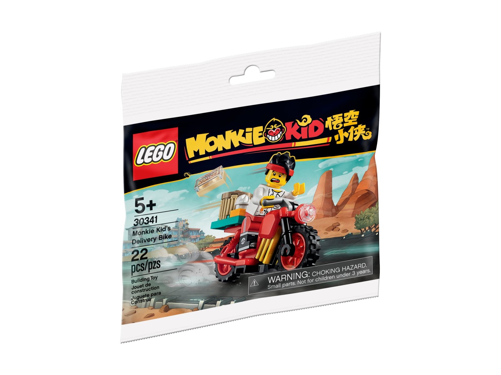 LEGO Monkie Kid 30341 Rower kurierski Monkie Kida
