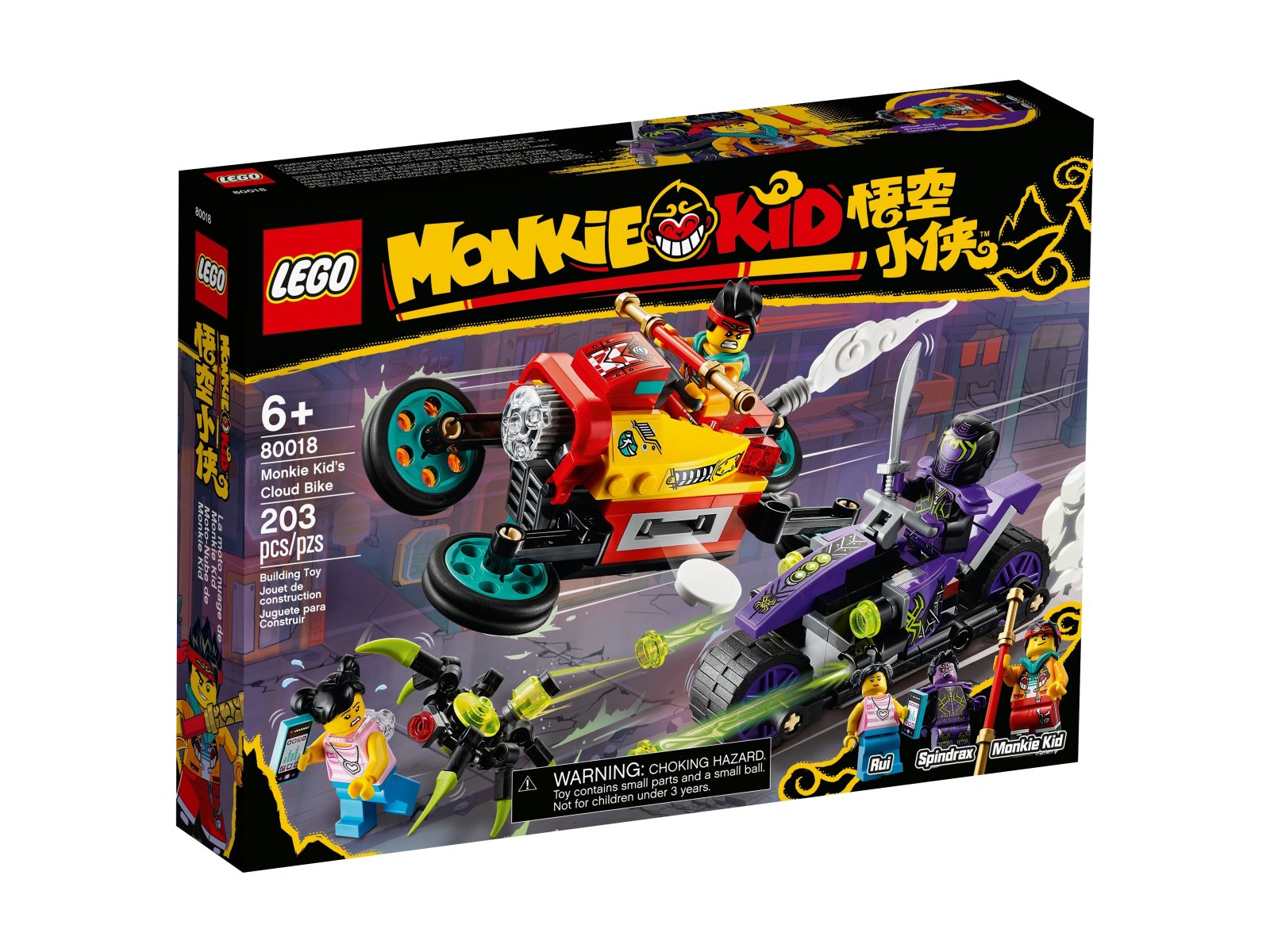 LEGO 80018 Monkie Kid Podniebny motocykl Monkie Kida