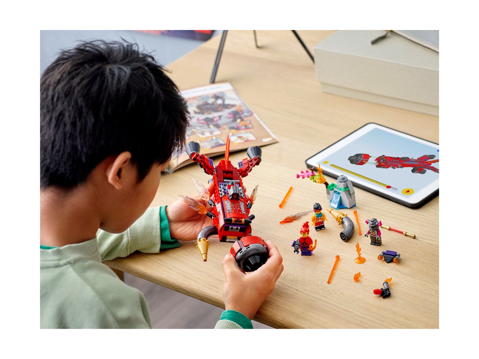 LEGO 80019 Piekielny odrzutowiec Red Sona