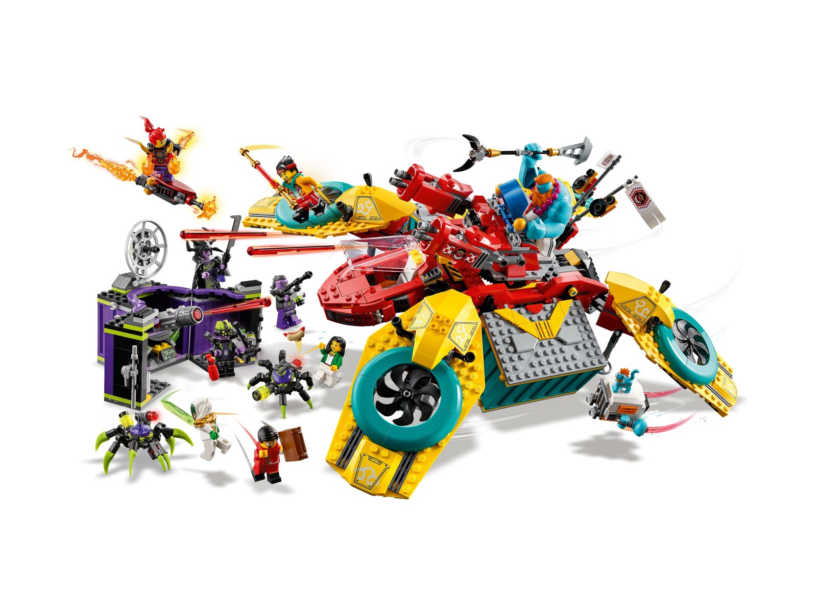 LEGO 80023 Dronkopter ekipy Monkie Kida