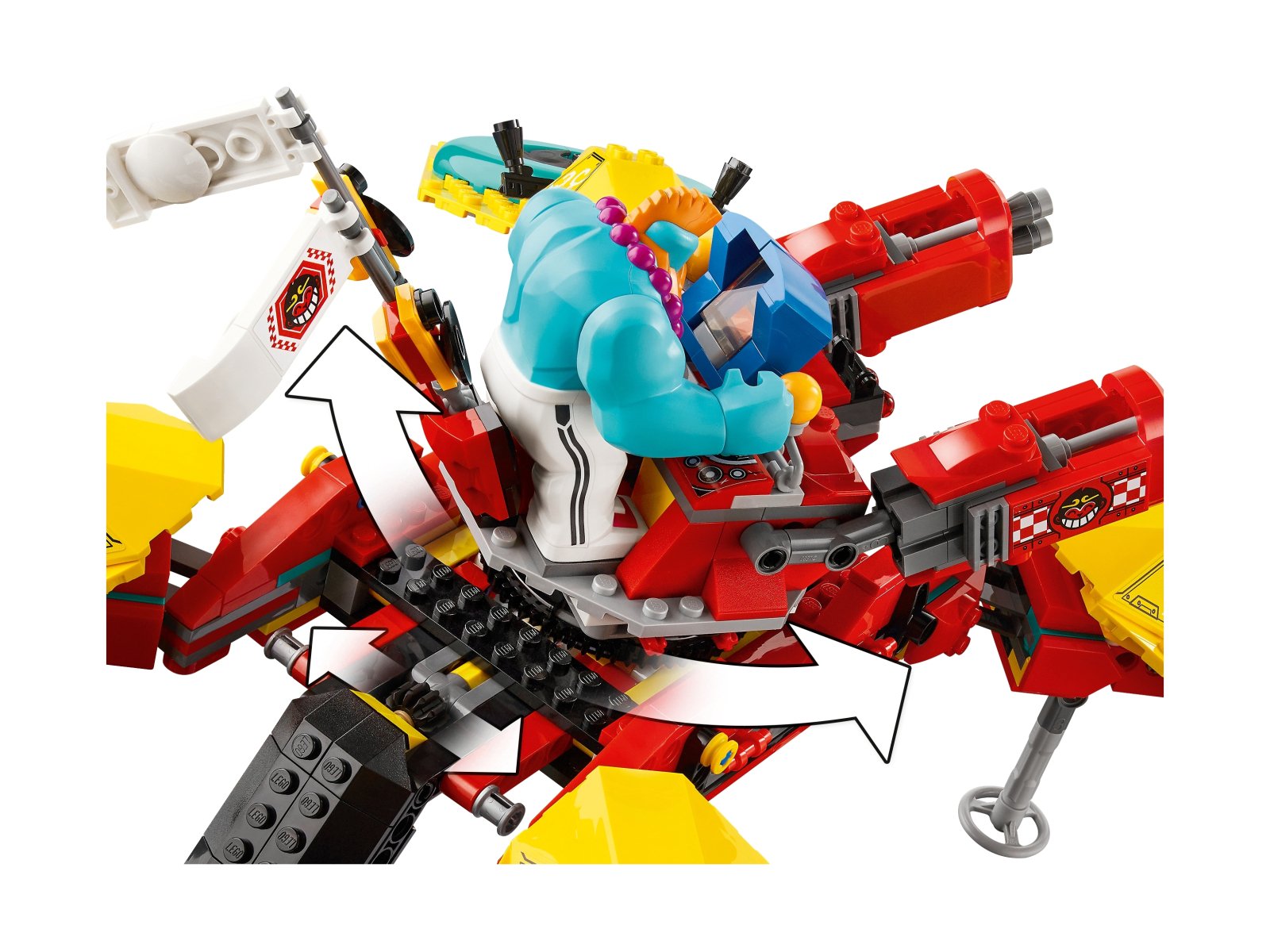 LEGO 80023 Monkie Kid Dronkopter ekipy Monkie Kida