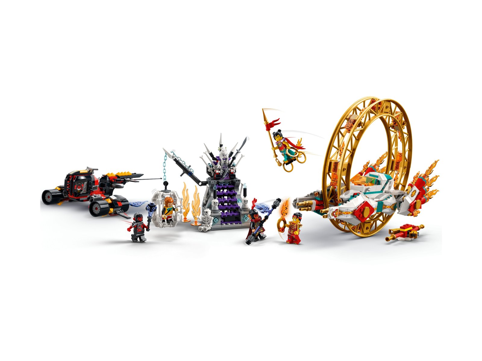 LEGO Monkie Kid 80034 Ognisty pierścień Nezhy