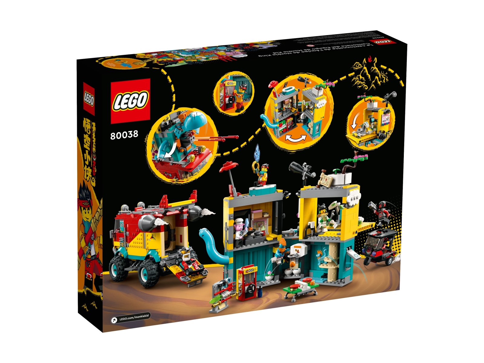 LEGO 80038 Monkie Kid Furgonetka ekipy Monkie Kida