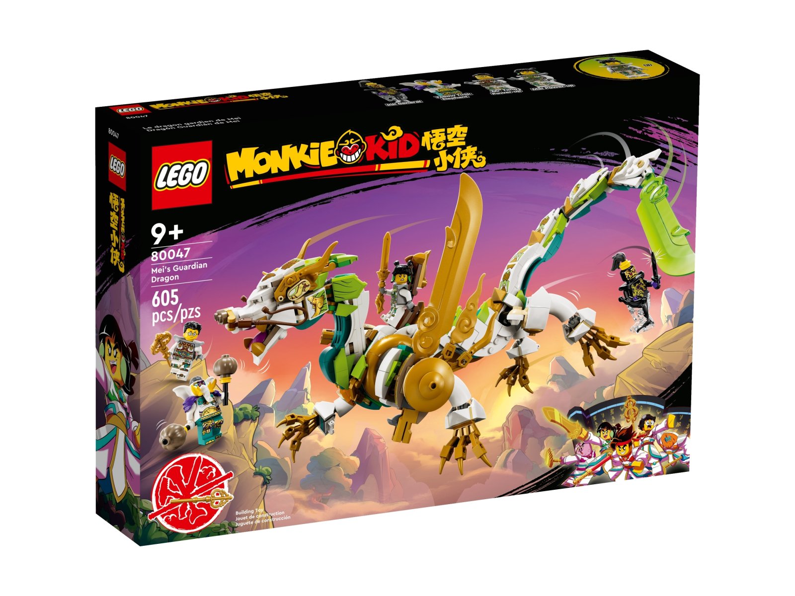 LEGO Monkie Kid 80047 Smok-strażnik Mei