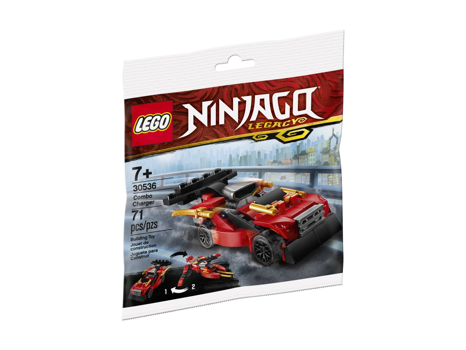 LEGO Ninjago Pojazd bojowy 2 w 1 30536
