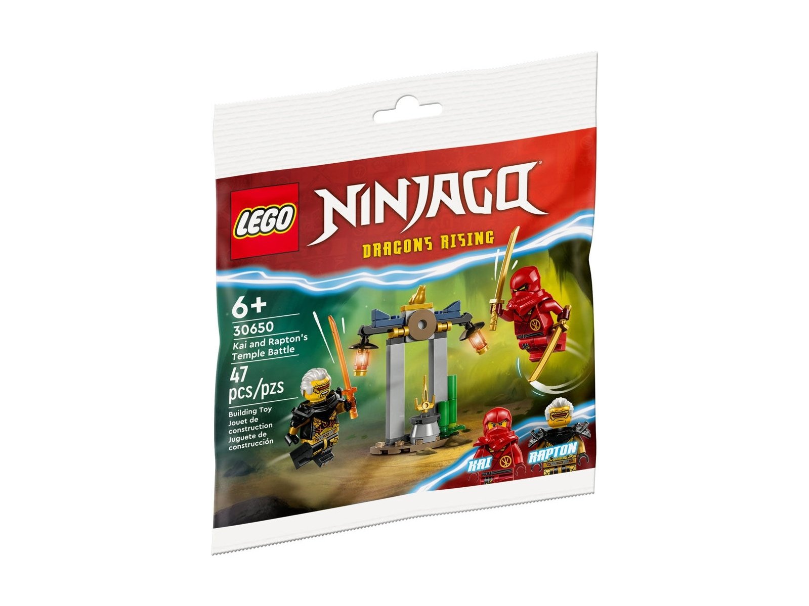 LEGO Ninjago 30650 Bitwa Kaia i Raptona w świątyni