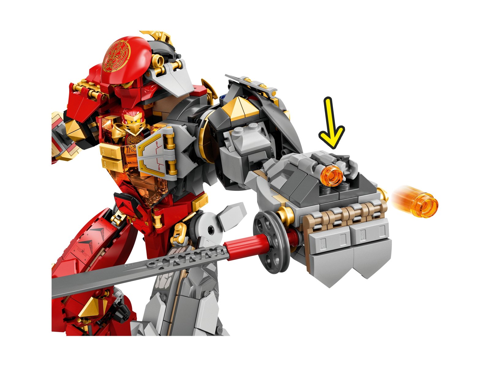 LEGO 71720 Mech z ognia i kamienia
