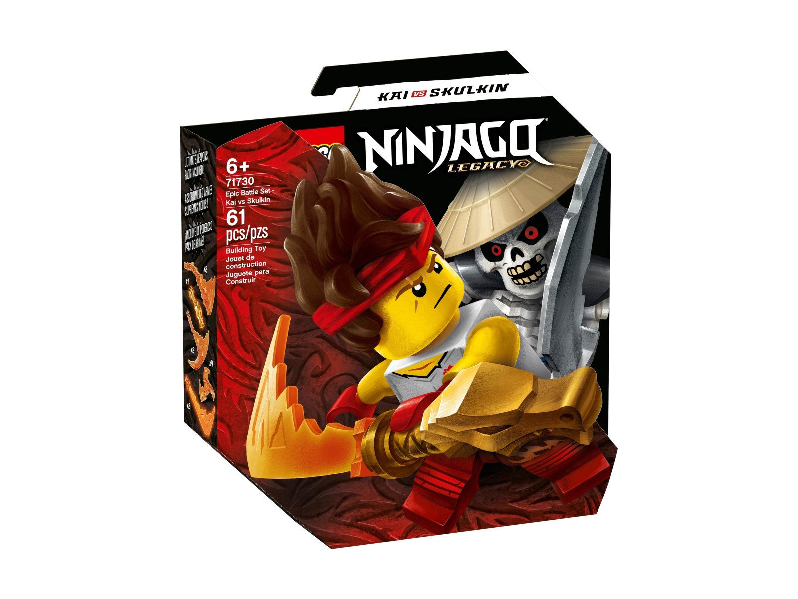 LEGO 71730 Ninjago Epicki zestaw bojowy - Kai kontra Szkielet