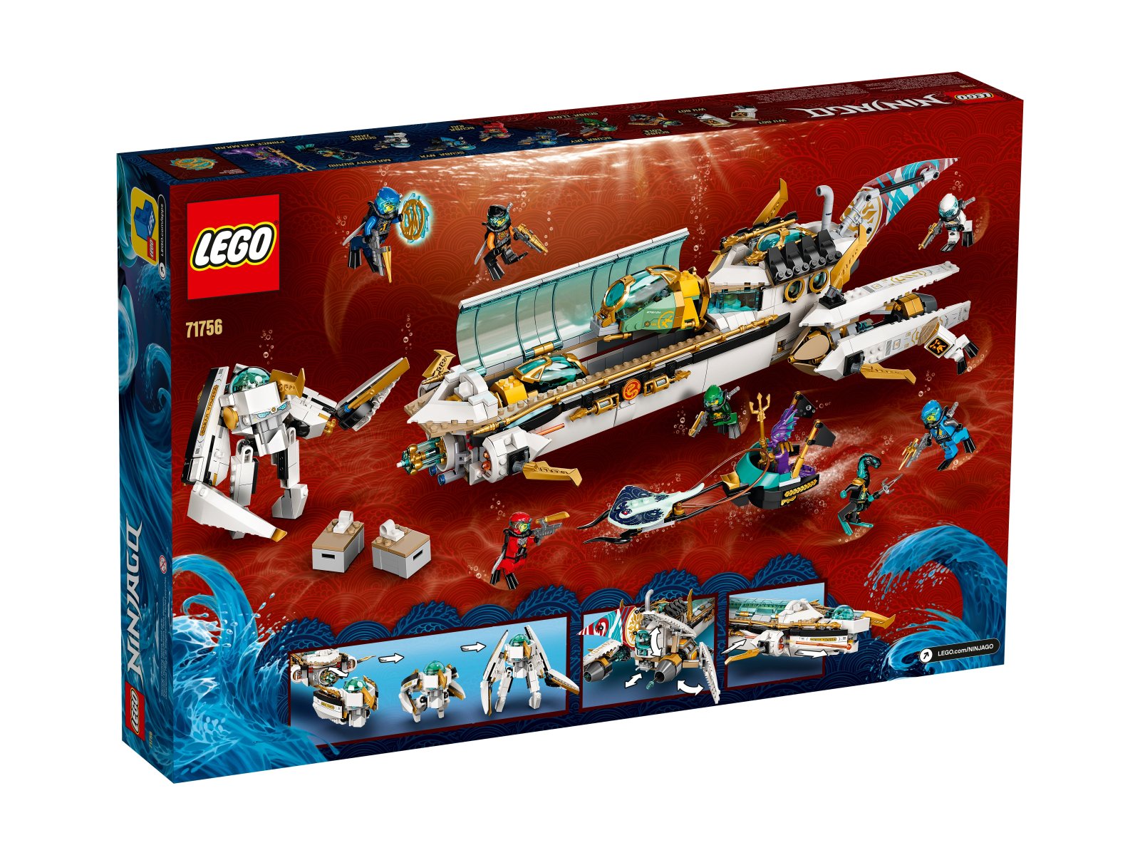 LEGO Ninjago Pływająca Perła 71756