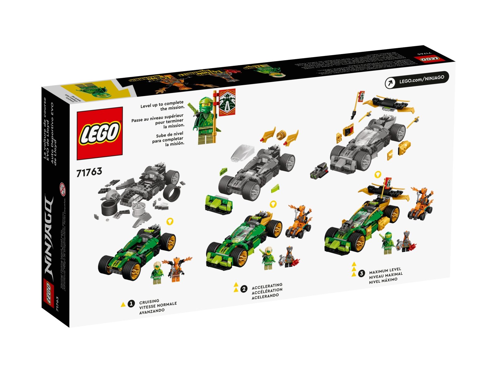 LEGO Ninjago 71763 Samochód wyścigowy Lloyda EVO