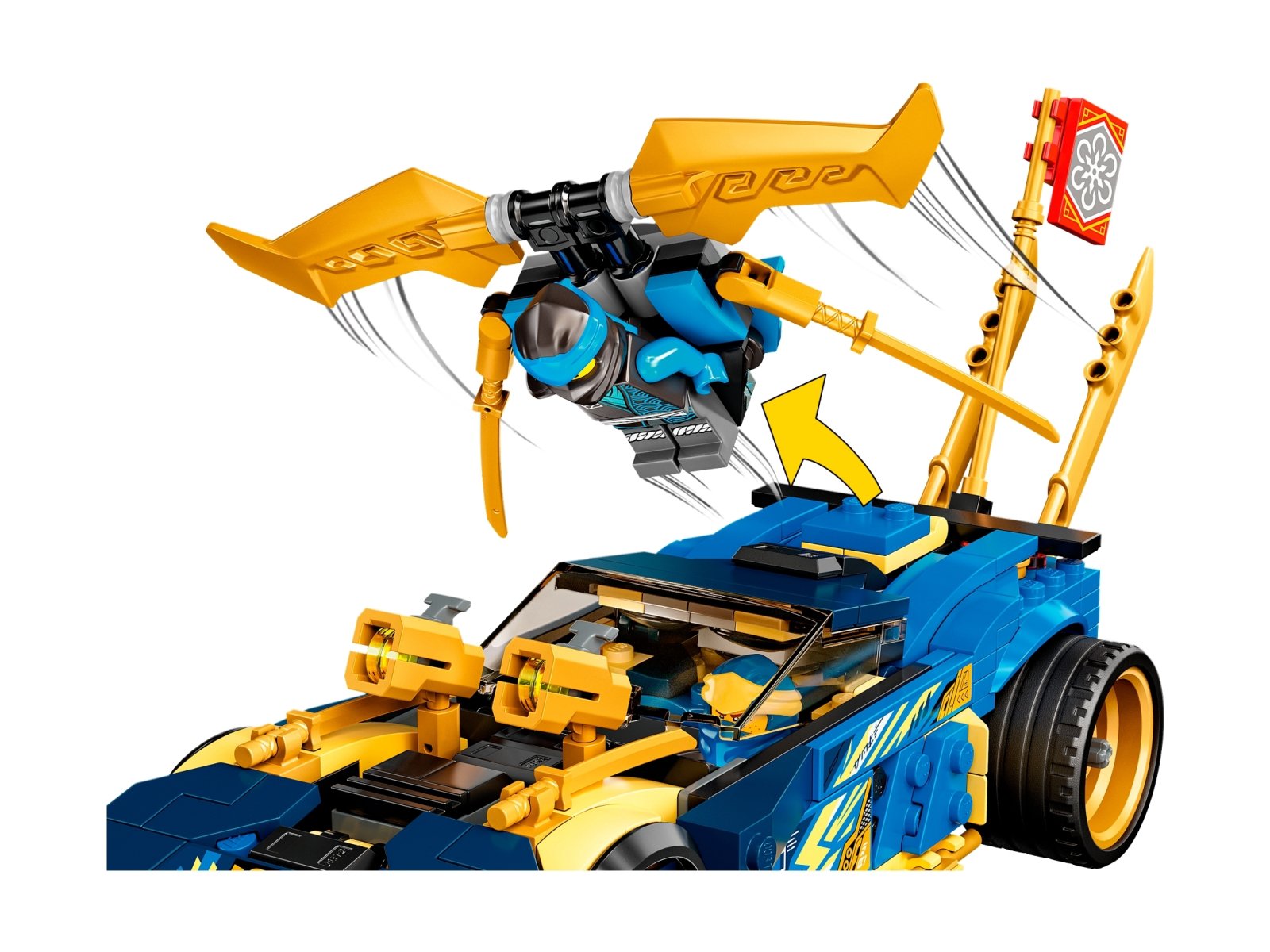 LEGO Ninjago Wyścigówka EVO Jaya i Nyi 71776