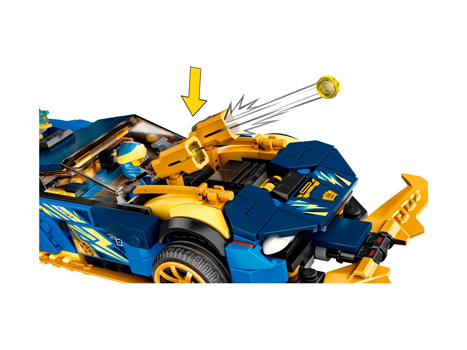 LEGO Ninjago 71776 Wyścigówka EVO Jaya i Nyi