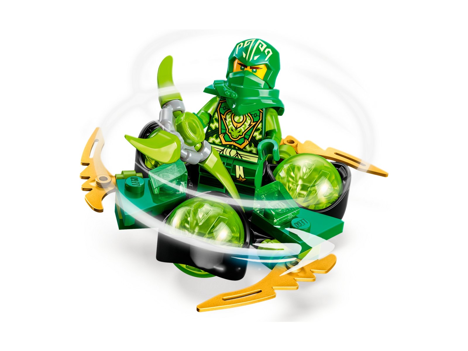 LEGO 71779 Ninjago Smocza moc Lloyda — obrót spinjitzu