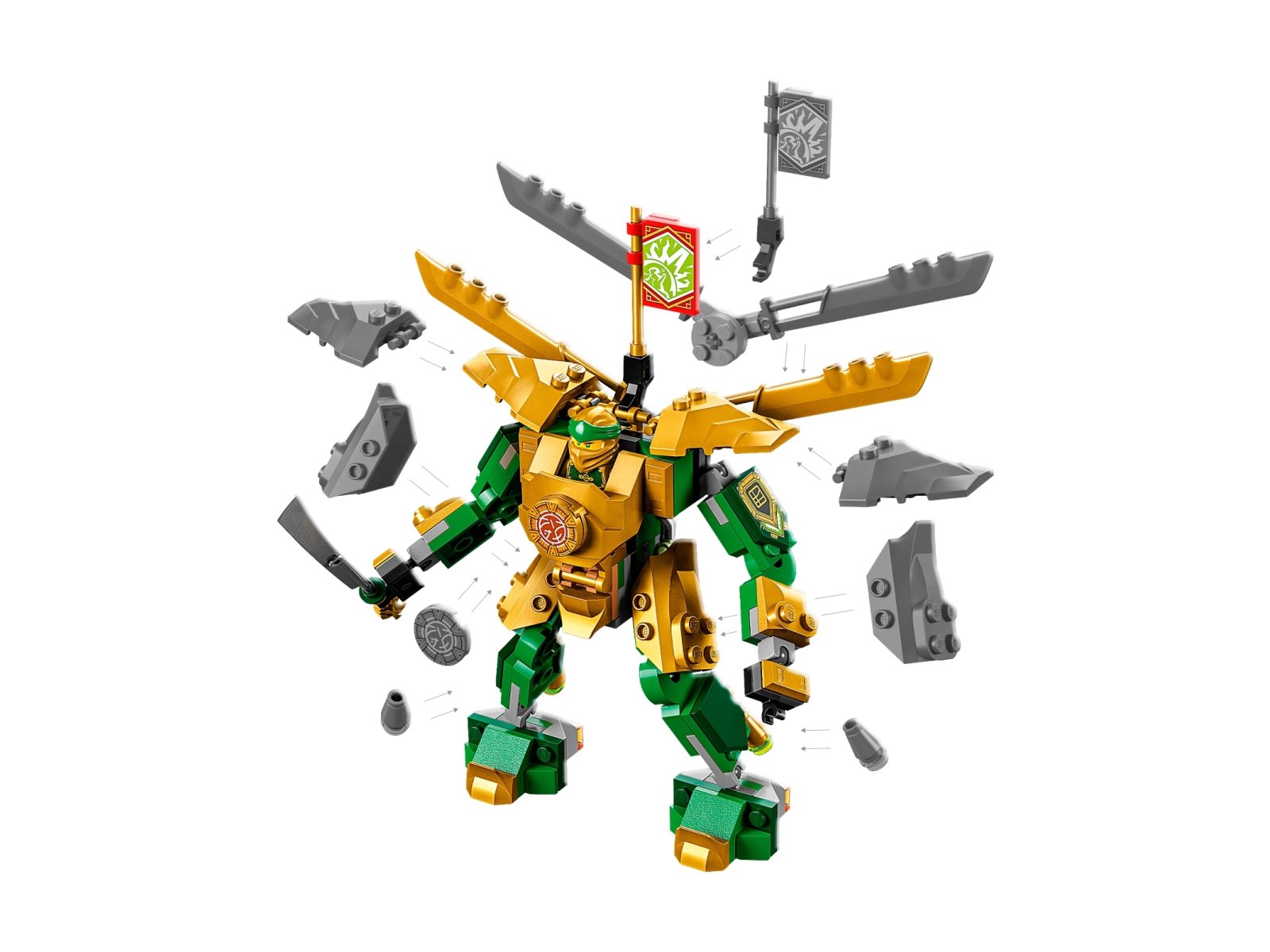 LEGO 71781 Ninjago Starcie Lloyda z Mechem EVO