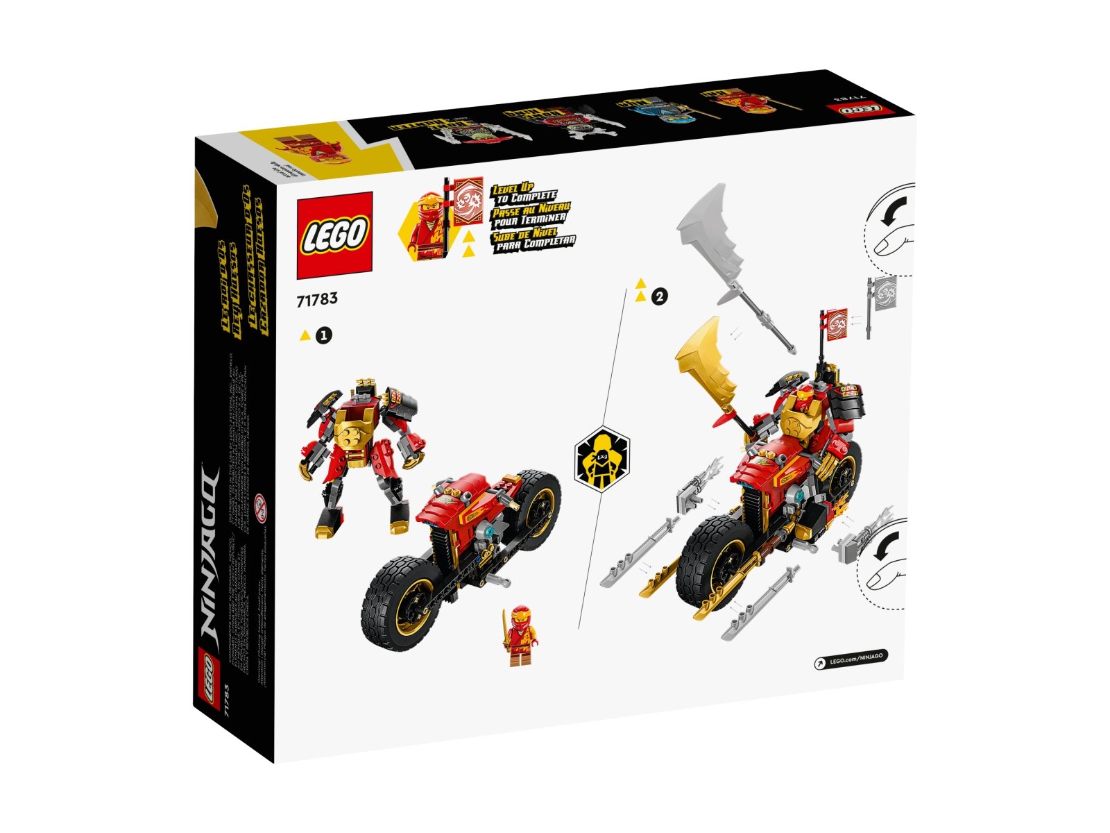 LEGO 71783 Ninjago Jeździec-Mech Kaia EVO