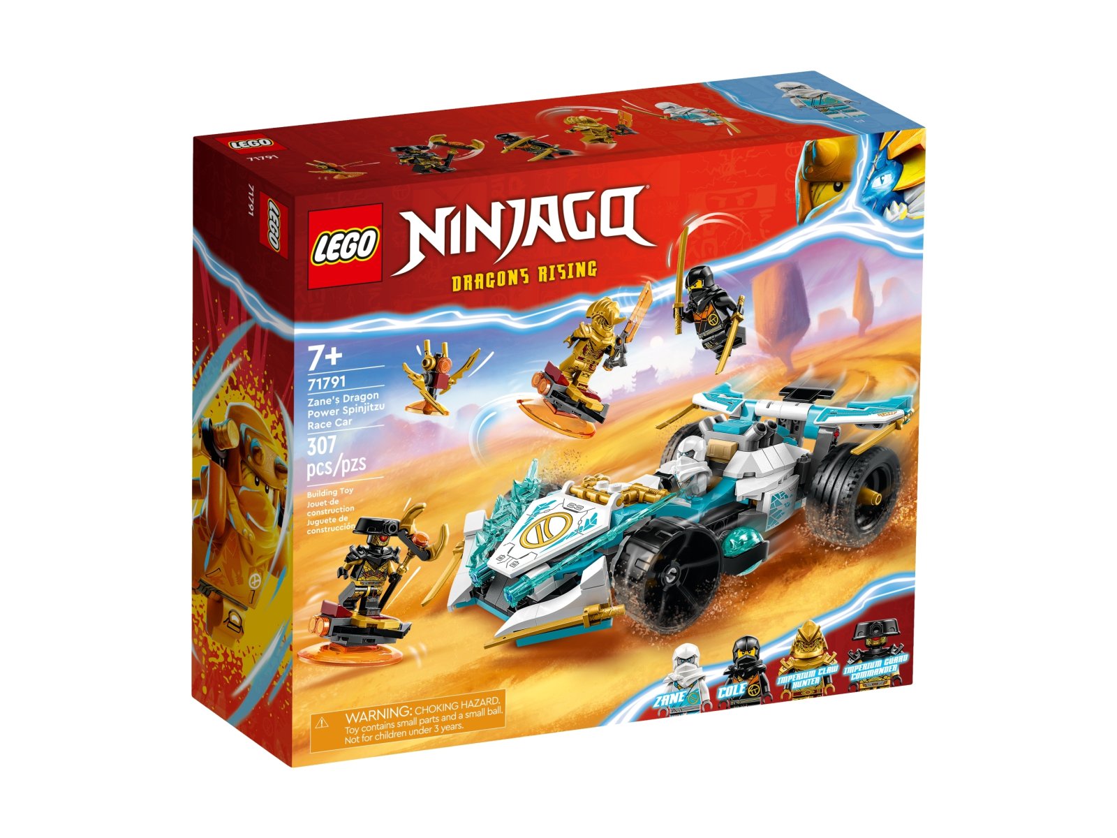LEGO Ninjago 71791 Smocza moc Zane’a — wyścigówka spinjitzu