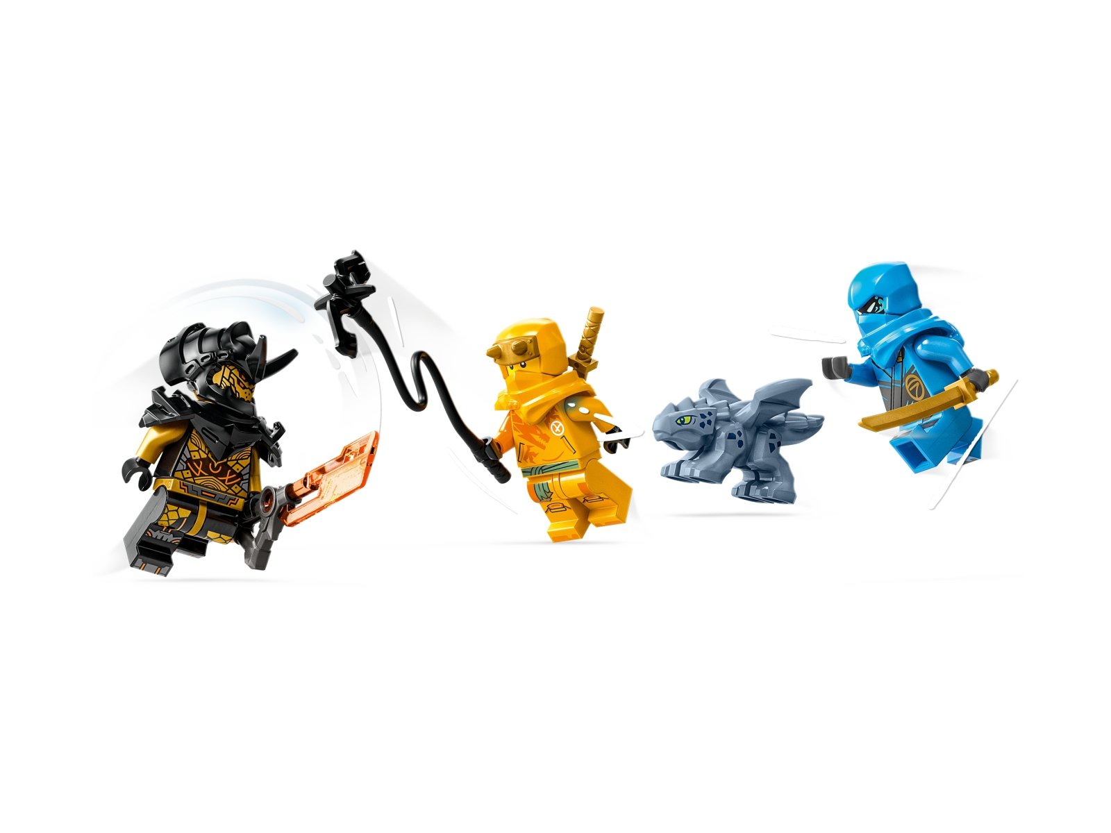 LEGO 71798 Ninjago Nya i Arin — bitwa na grzbiecie małego smoka