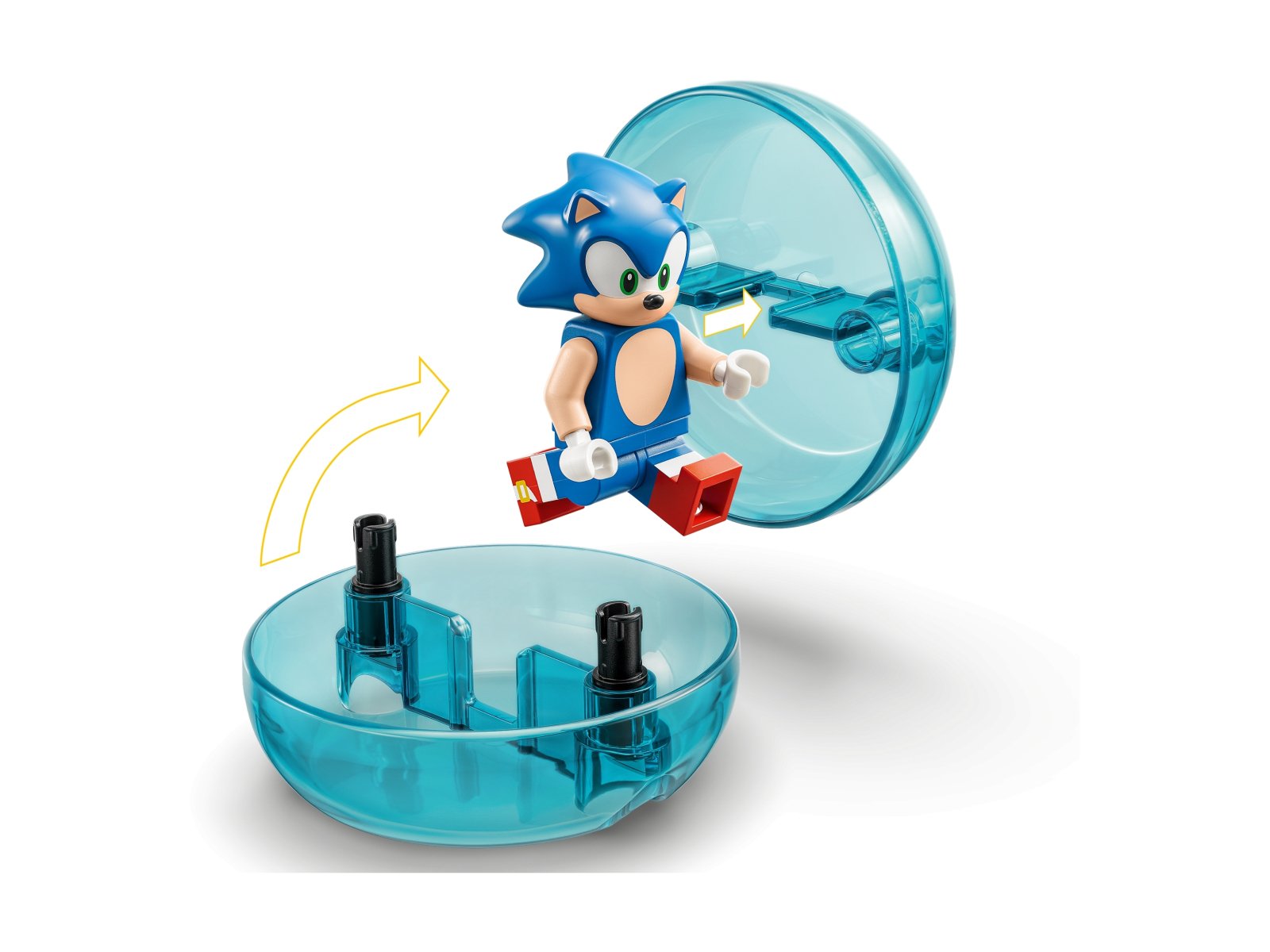LEGO 76990 Sonic — wyzwanie z pędzącą kulą