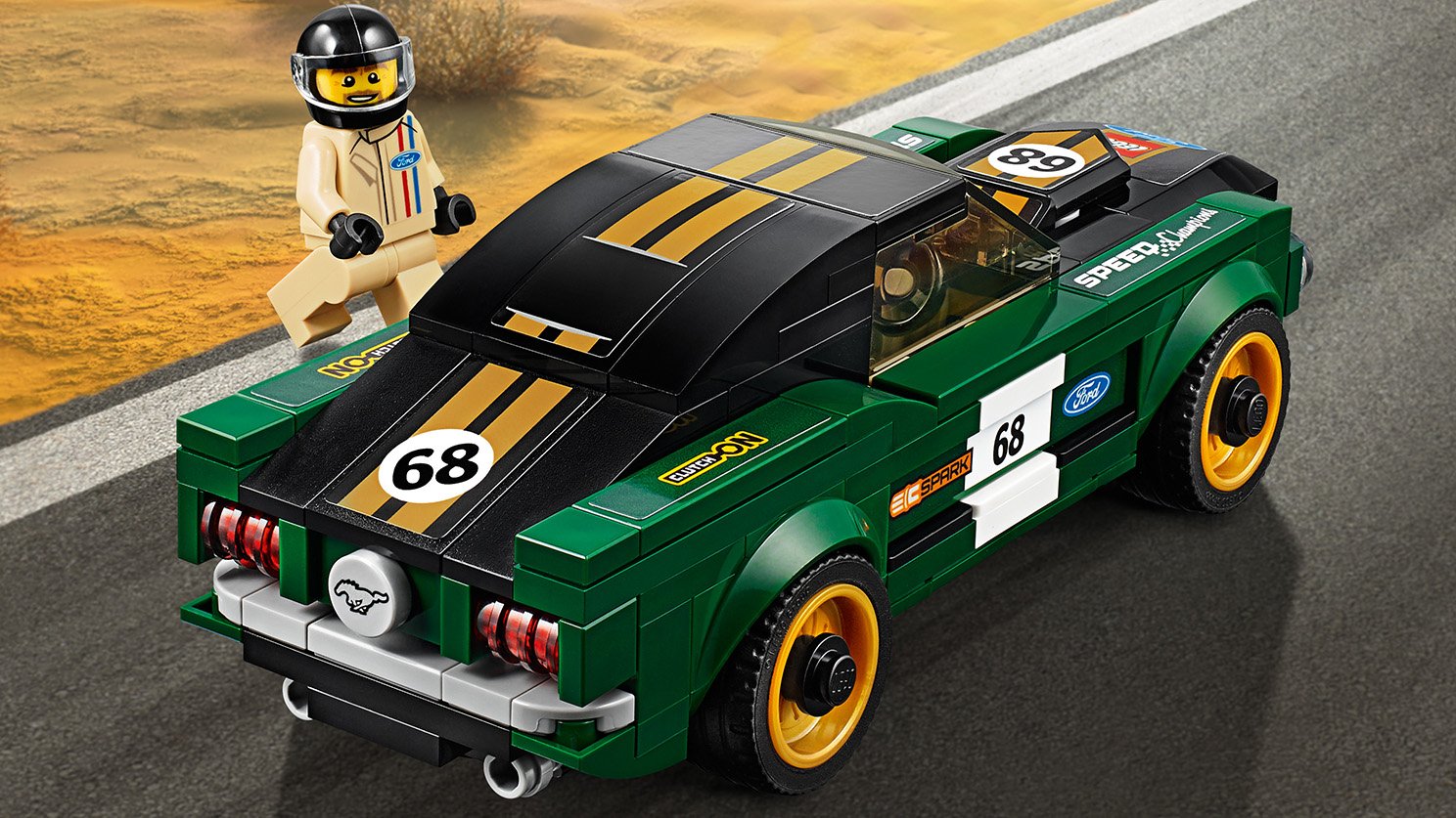 75884 LEGO Speed Champions Ford Mustang Fastback z 1968 r.