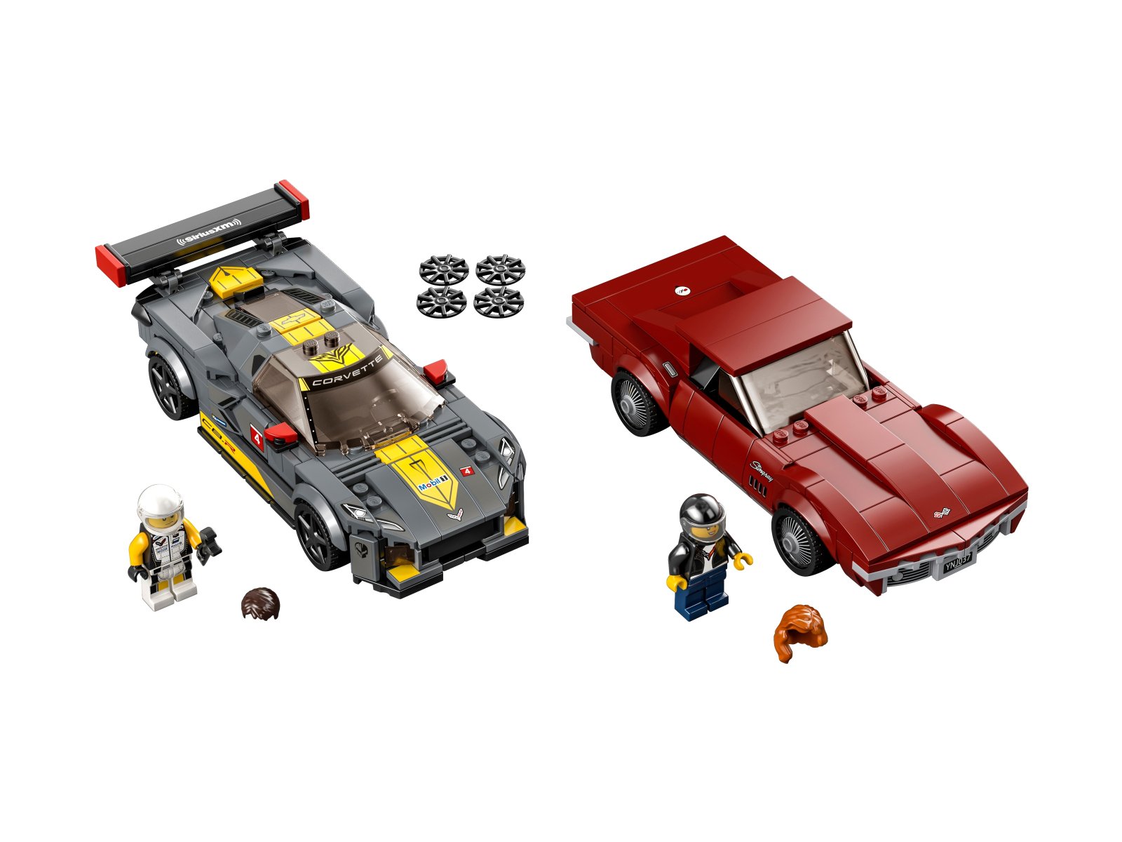 LEGO Speed Champions Samochód wyścigowy Chevrolet Corvette C8.R i 1968 Chevrolet Corv 76903