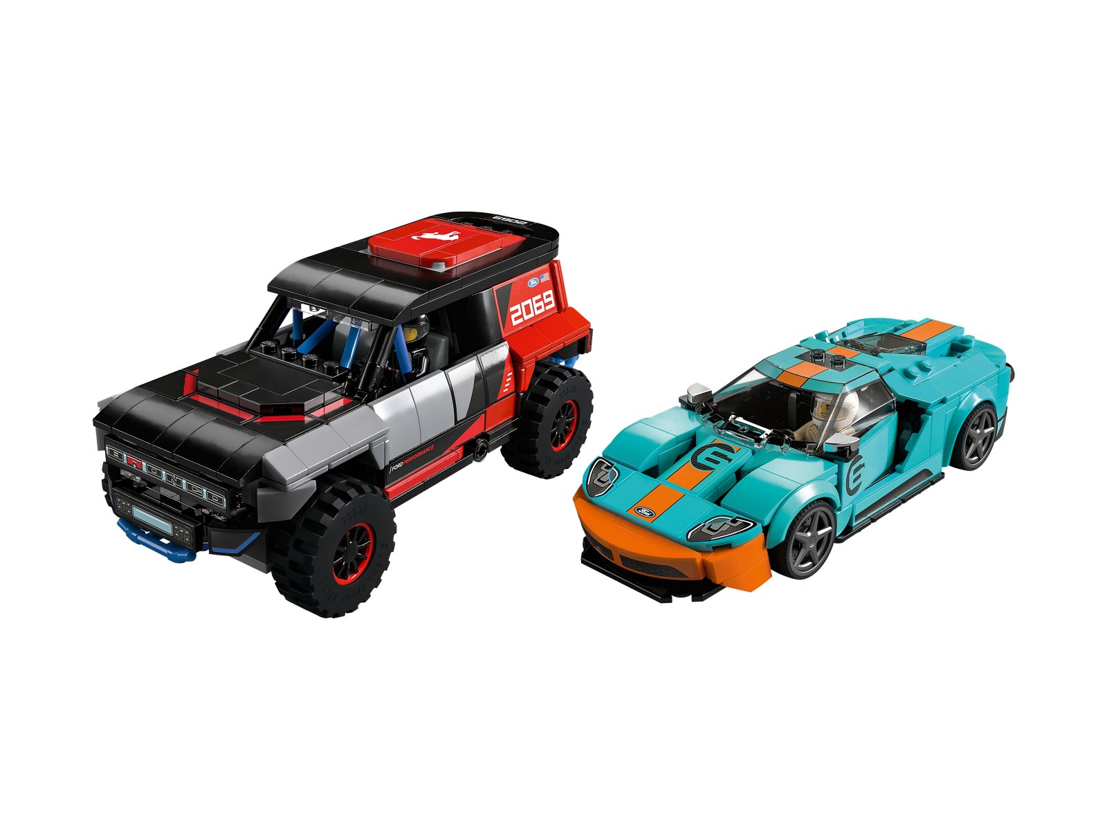 LEGO 76905 Speed Champions Ford GT Heritage Edition i Bronco R