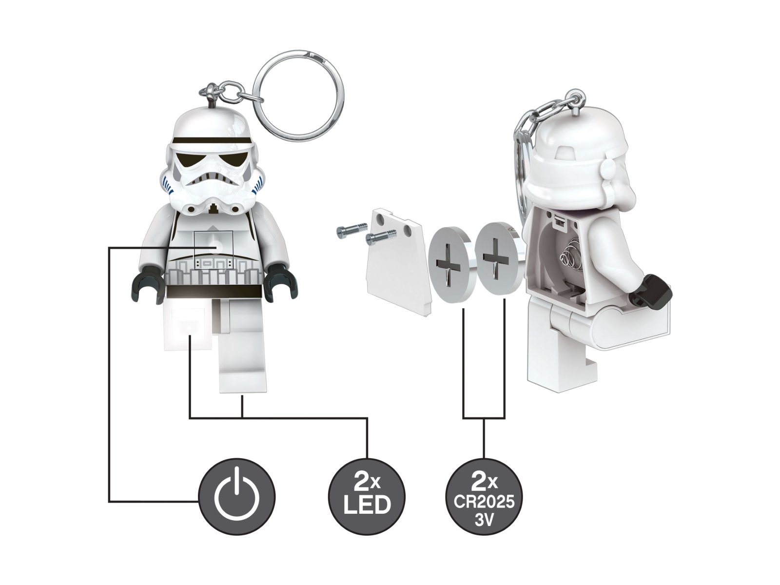 LEGO Star Wars Breloczek-latarka ze szturmowcem™ 5007291