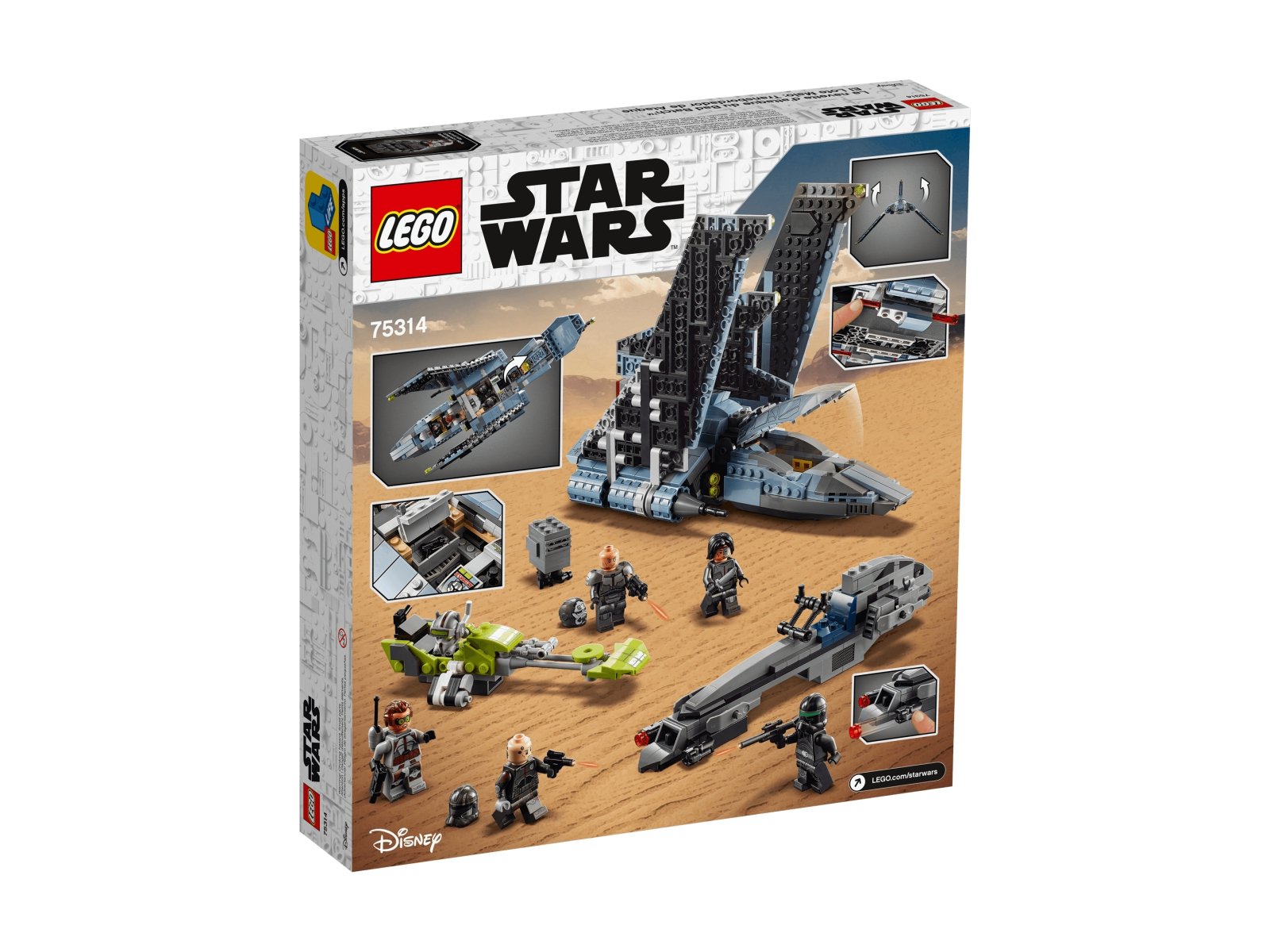LEGO Star Wars 75314 Prom szturmowy Parszywej Zgrai™