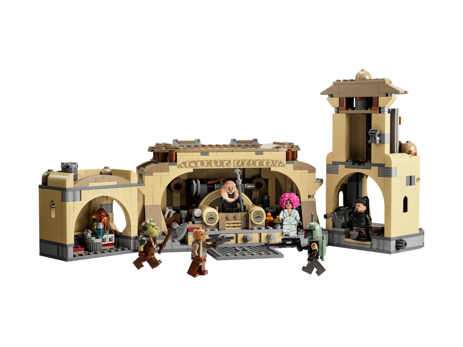 LEGO Star Wars 75326 Sala tronowa Boby Fetta