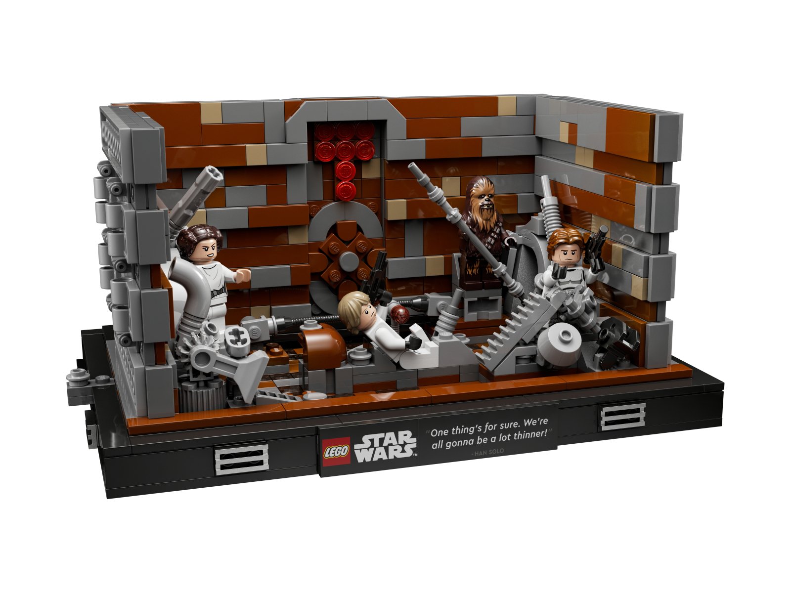 LEGO 75339 Star Wars Diorama: Zgniatarka odpadów na Gwieździe Śmierci™