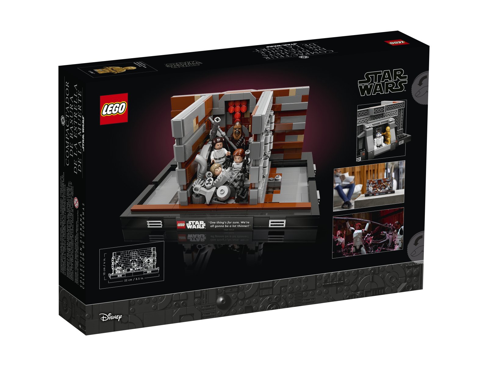 LEGO Star Wars 75339 Diorama: Zgniatarka odpadów na Gwieździe Śmierci™