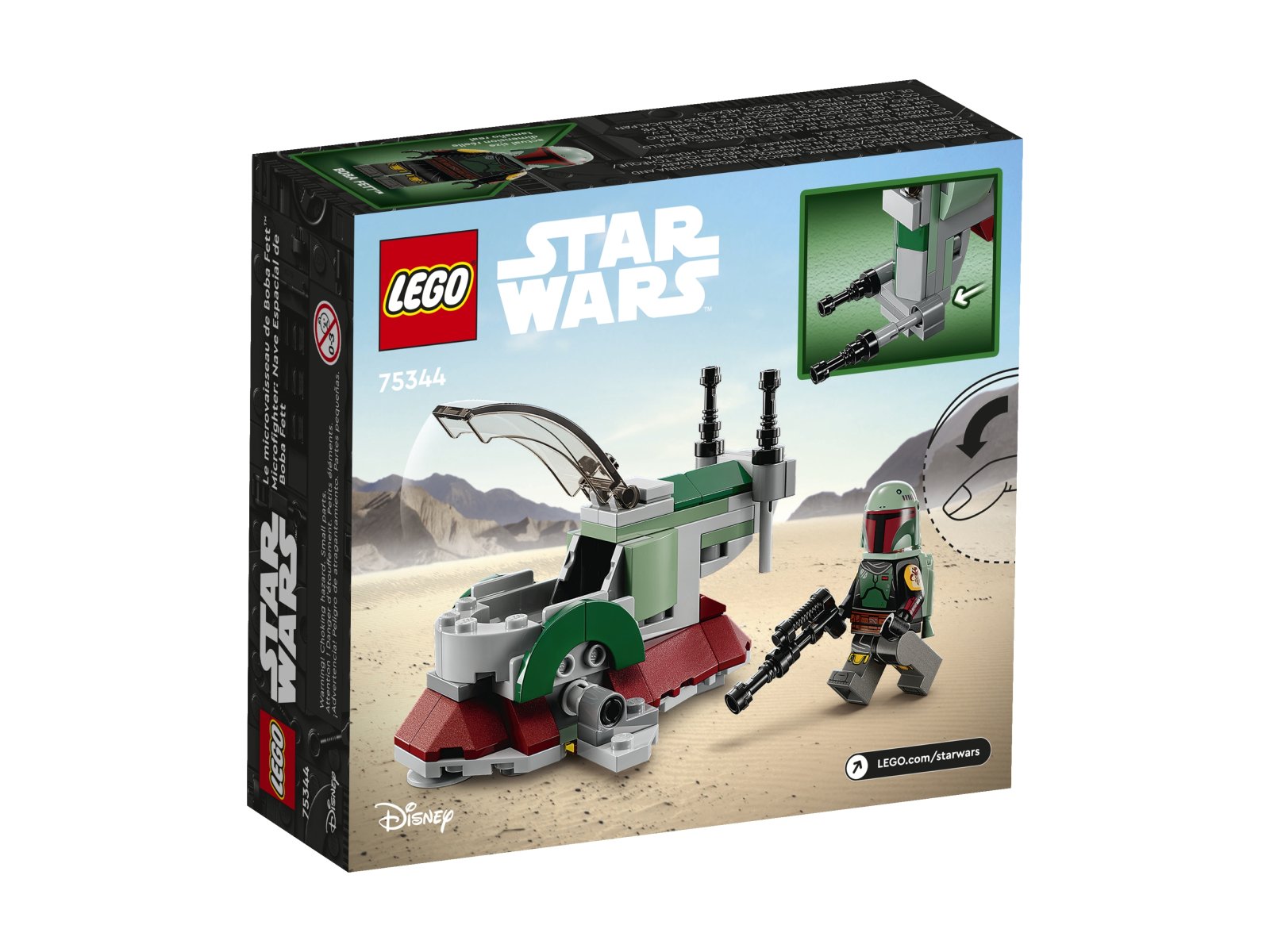 LEGO 75344 Star Wars Mikromyśliwiec kosmiczny Boby Fetta™