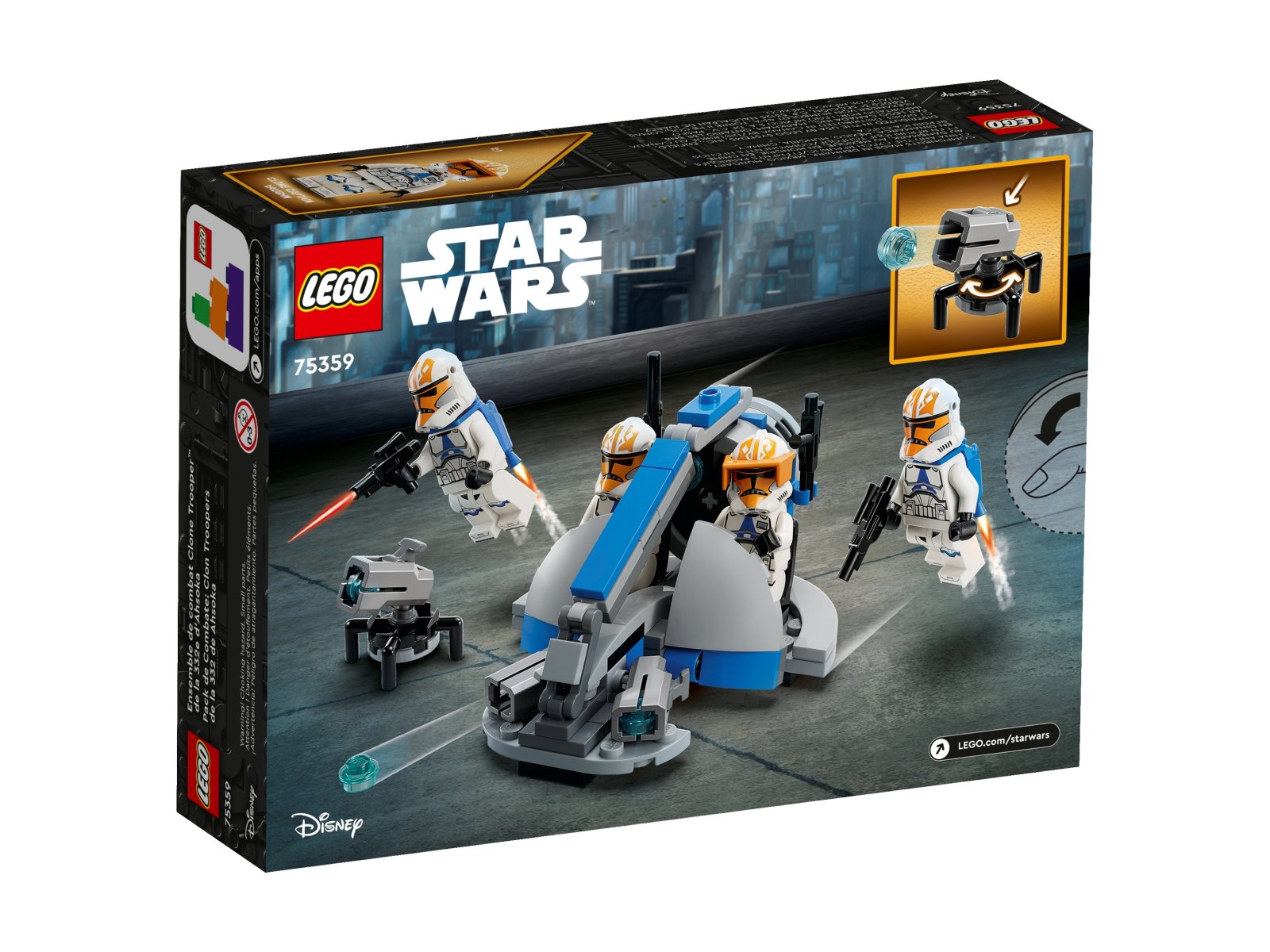 LEGO 75359 Star Wars Zestaw bitewny z 332. oddziałem klonów Ahsoki™