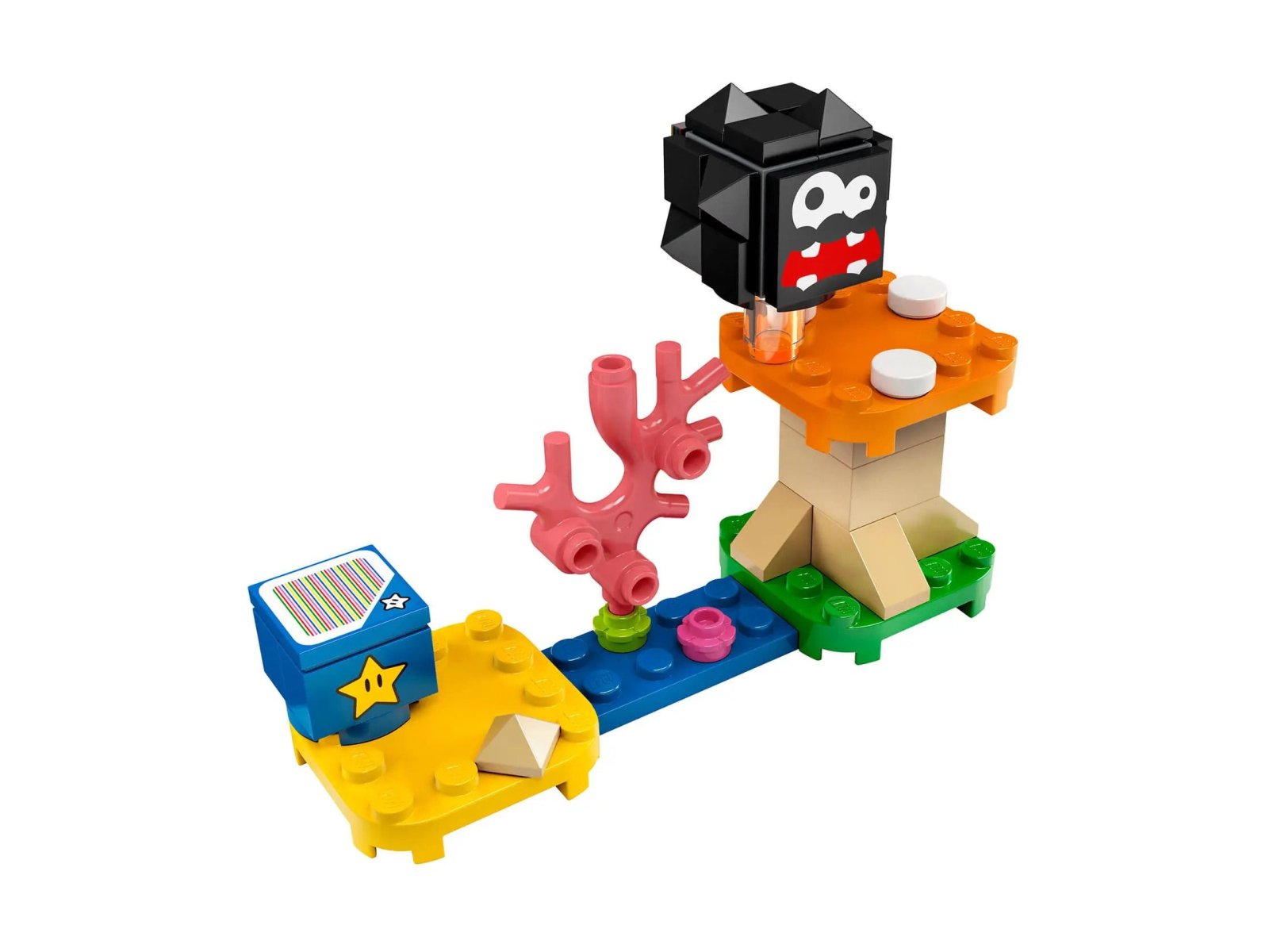 LEGO 30389 Super Mario Fuzzy i platforma z grzybem