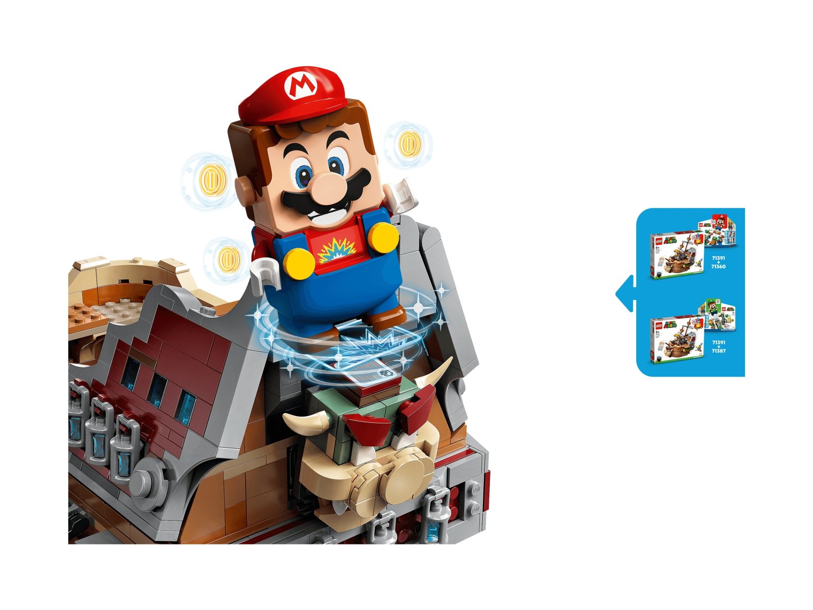 LEGO 71391 Super Mario Sterowiec Bowsera — zestaw dodatkowy