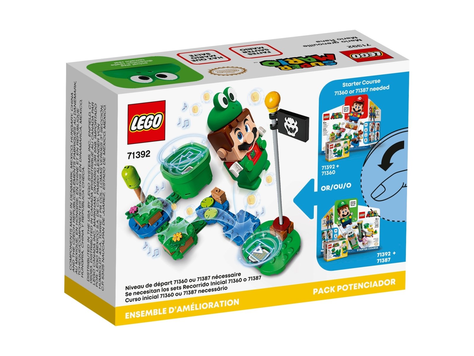 LEGO Super Mario Mario żaba — ulepszenie 71392